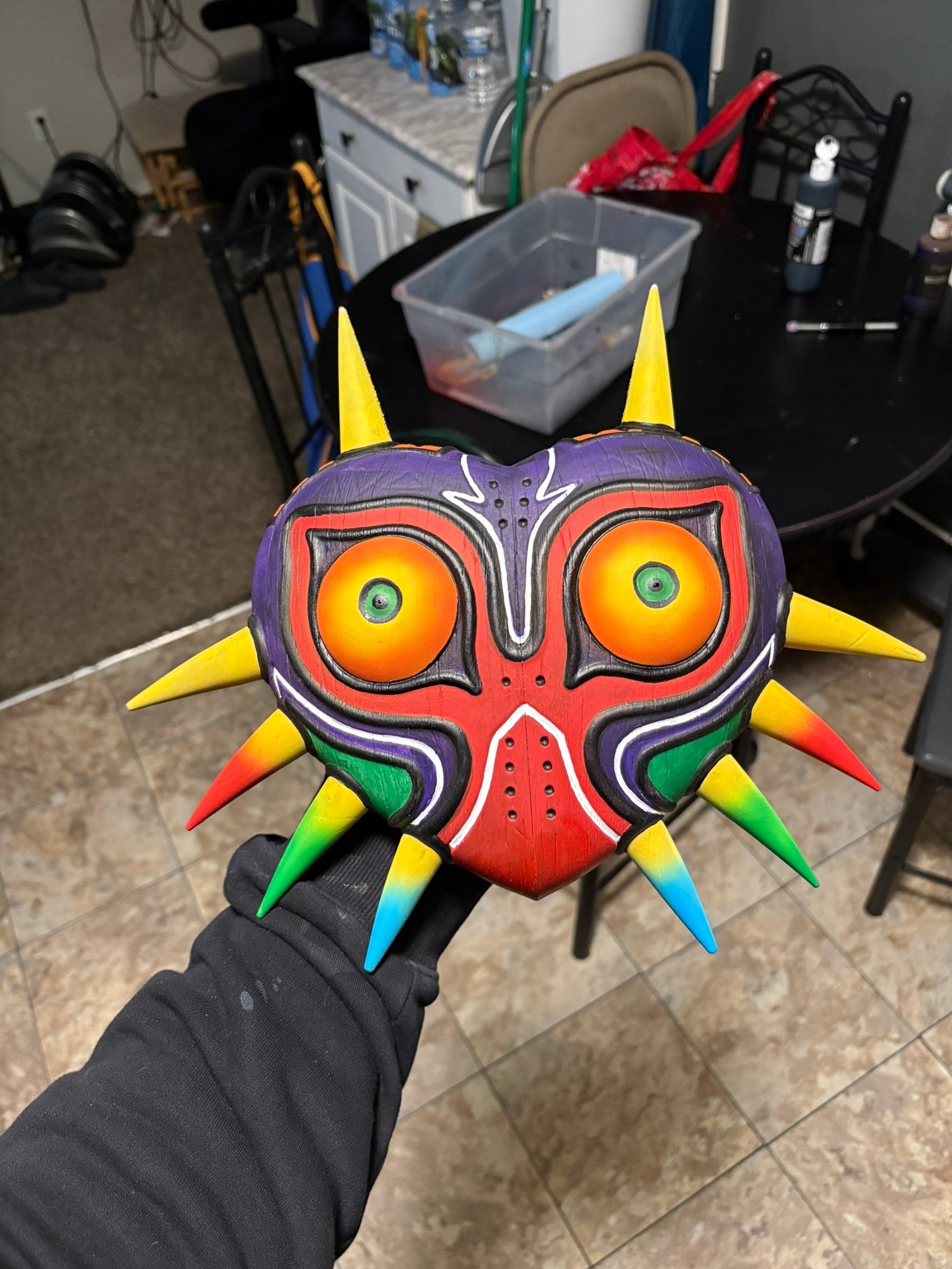 Majora Mask Display The Legend of Zelda Full Size Hand Painted Collectible Wall Decor Cosplay Prop