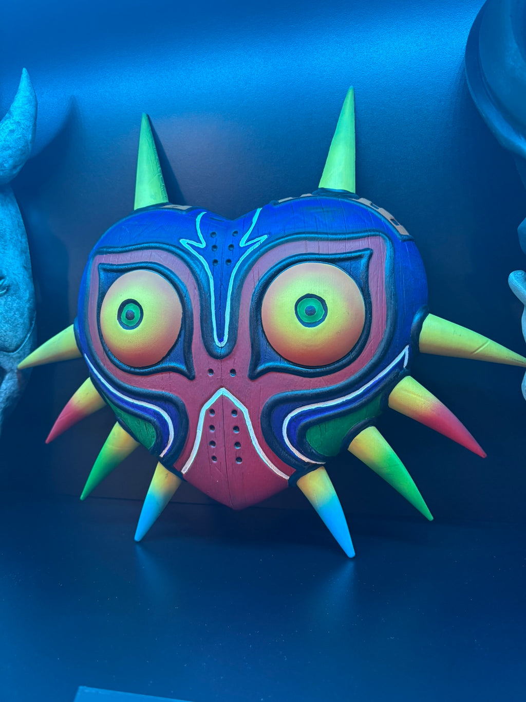 Majora Mask Display The Legend of Zelda Full Size Hand Painted Collectible Wall Decor Cosplay Prop