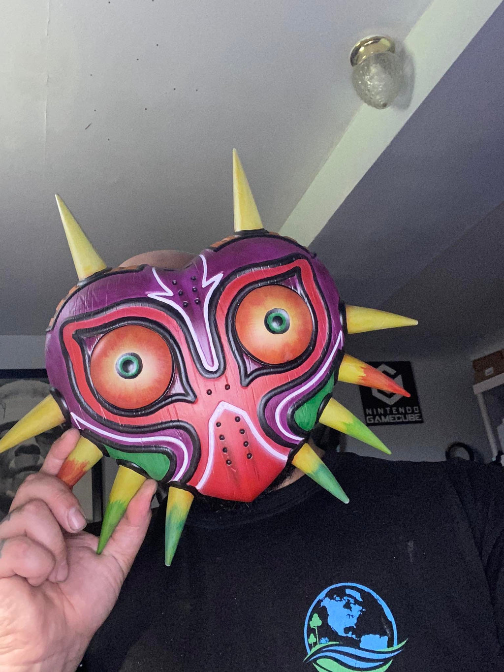 Majora Mask Display The Legend of Zelda Full Size Hand Painted Collectible Wall Decor Cosplay Prop