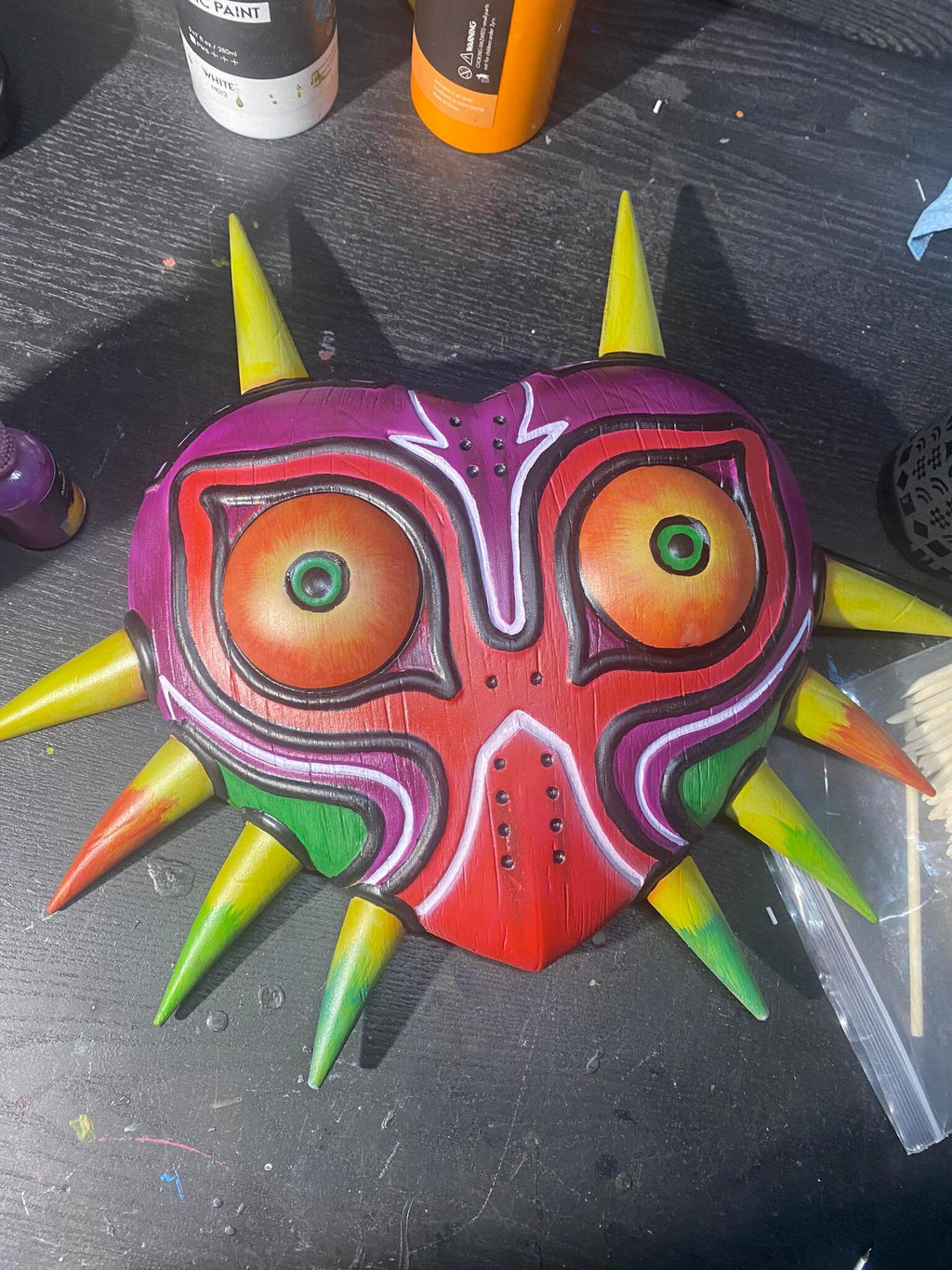 Majora Mask Display The Legend of Zelda Full Size Hand Painted Collectible Wall Decor Cosplay Prop