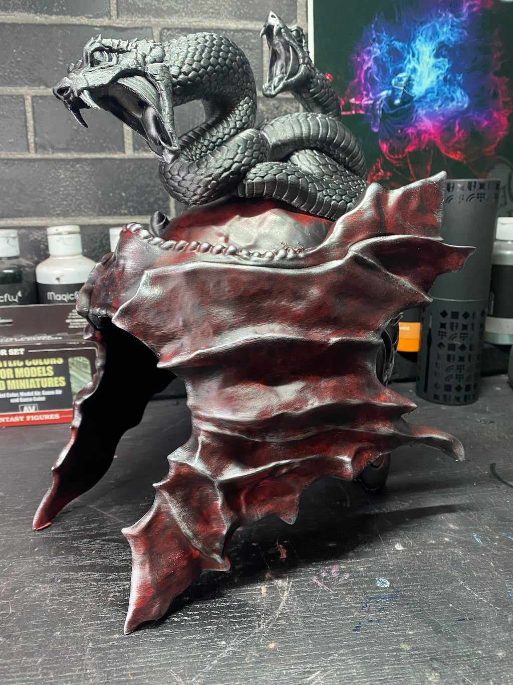 Hand-Painted 3D Printed “Messmer the Impaler” Helmet Replica from Elden Ring DLC