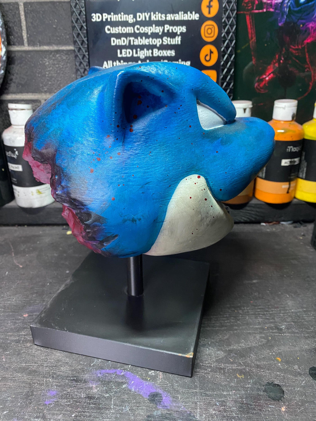 Halloween Blastoise - Slain Pokemon Head Display