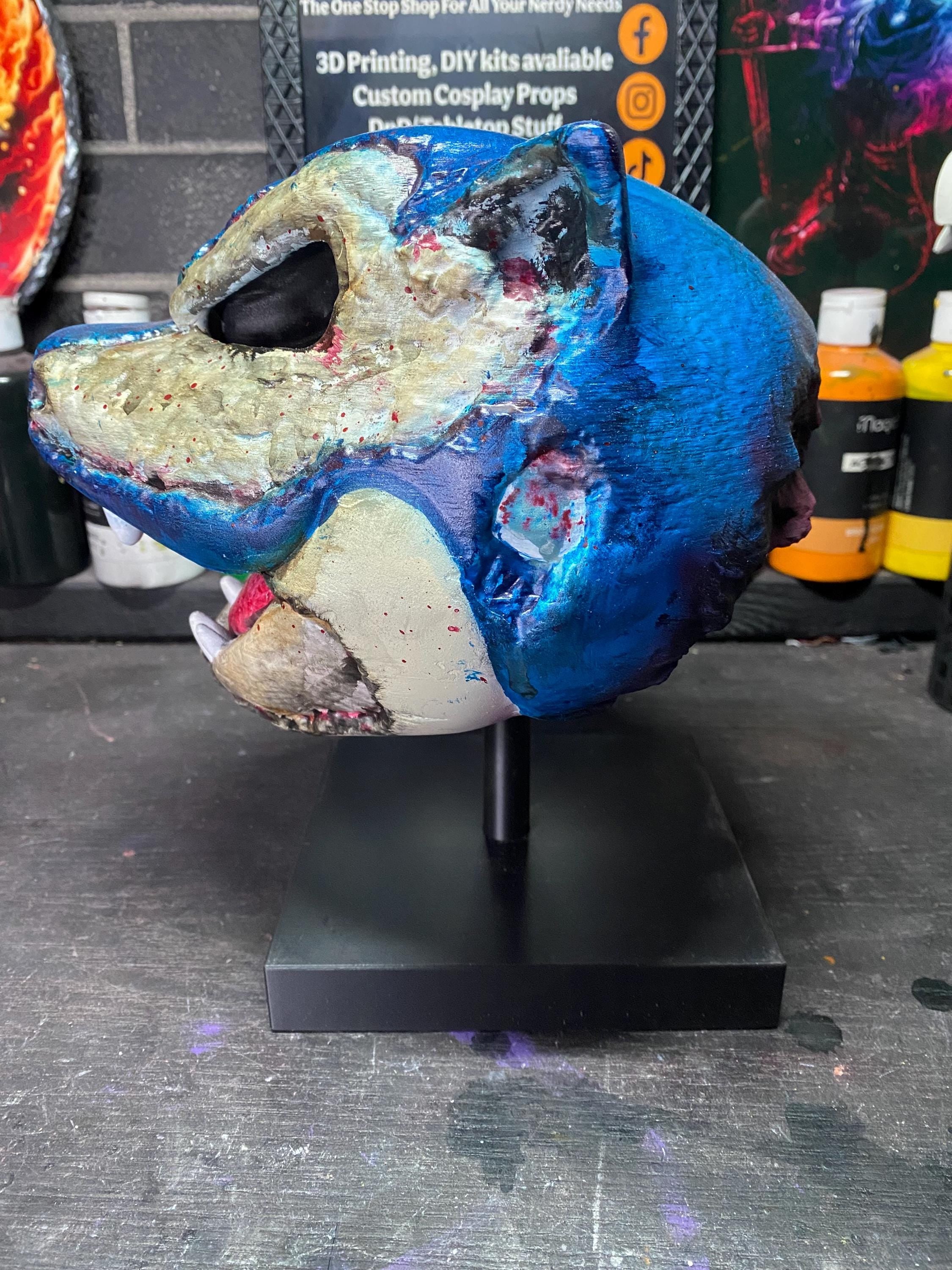 Halloween Blastoise - Slain Pokemon Head Display