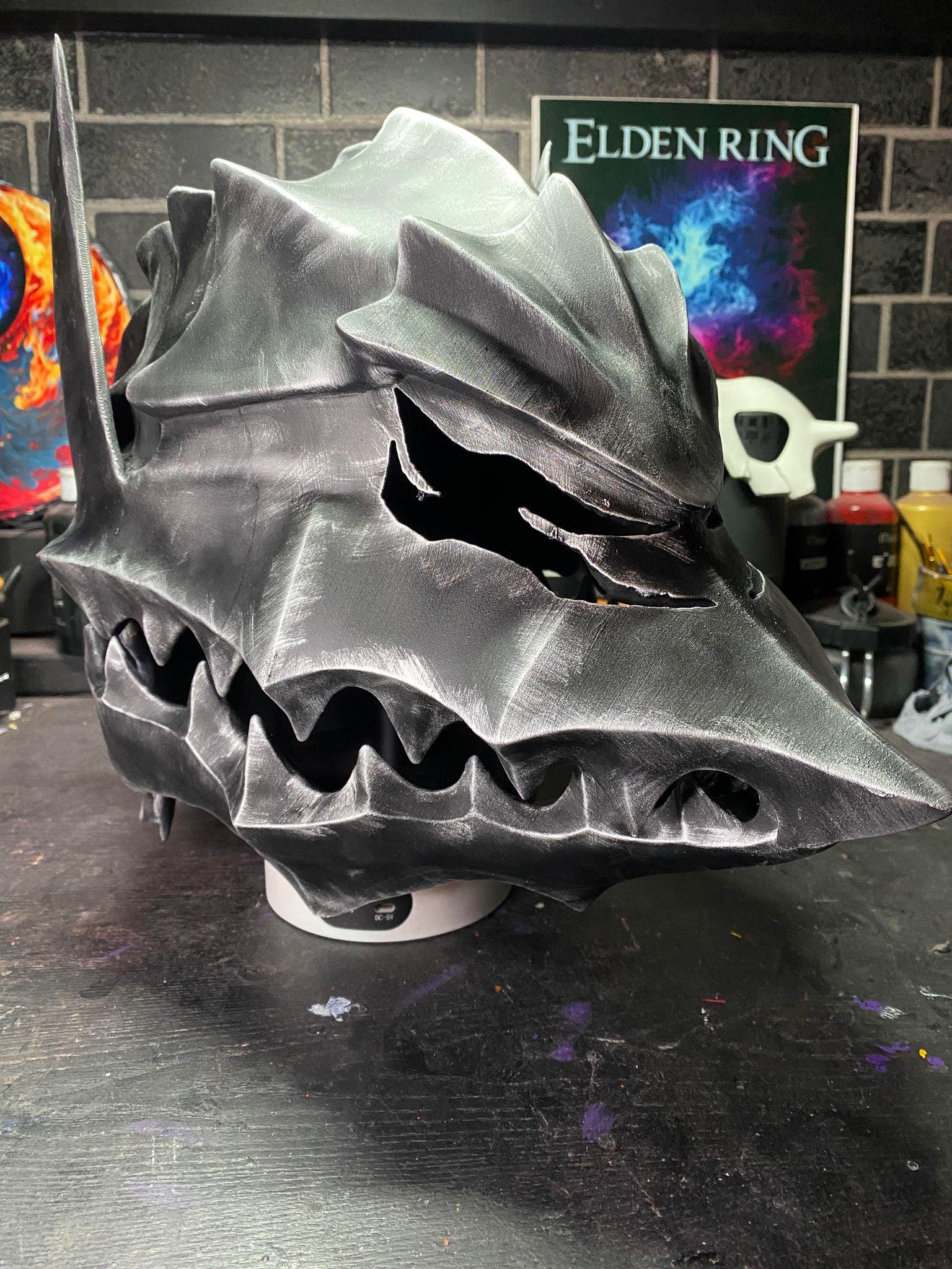 Berserk Guts Helmet - Cosplay - Display