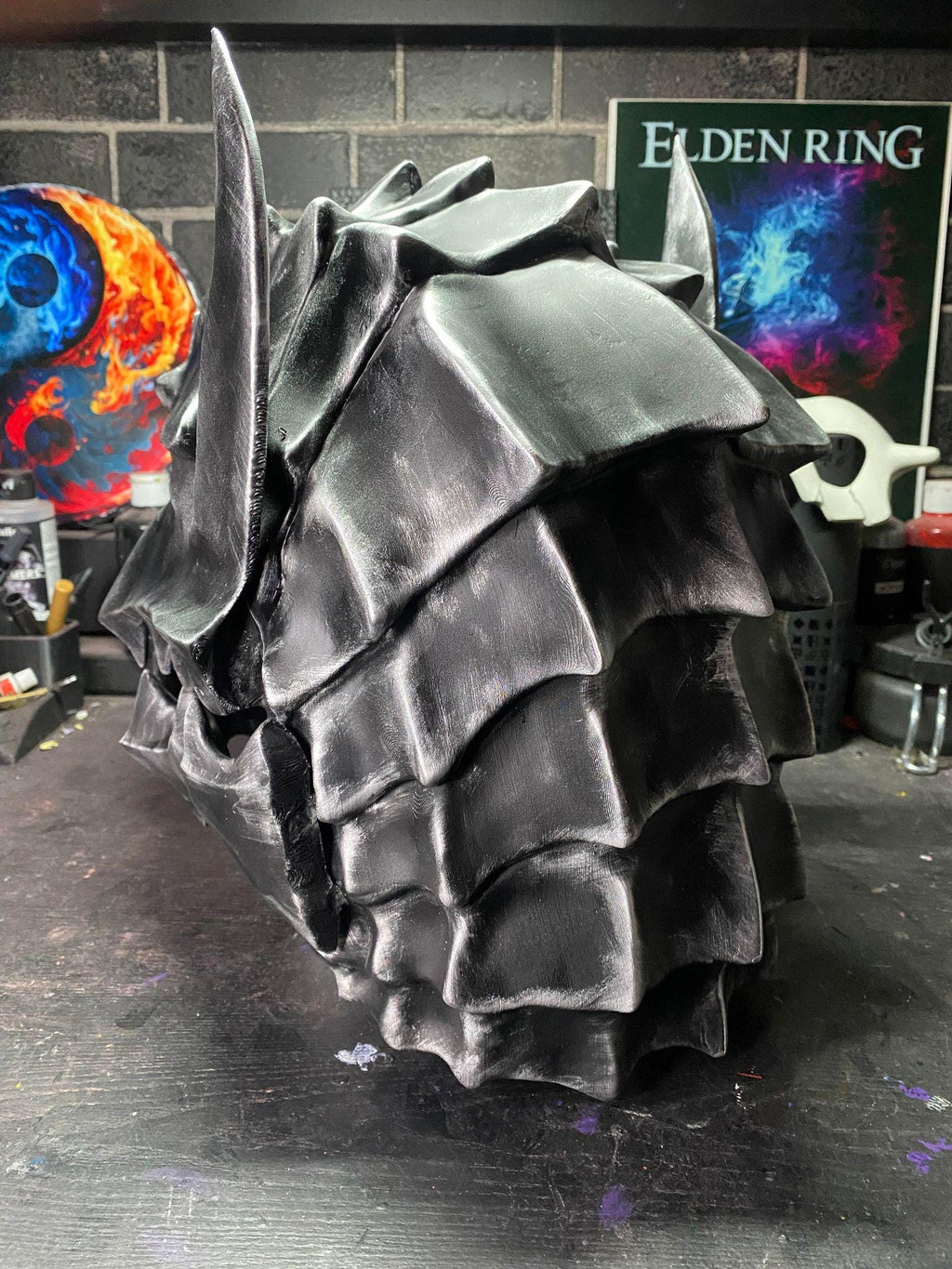 Berserk Guts Helmet - Cosplay - Display