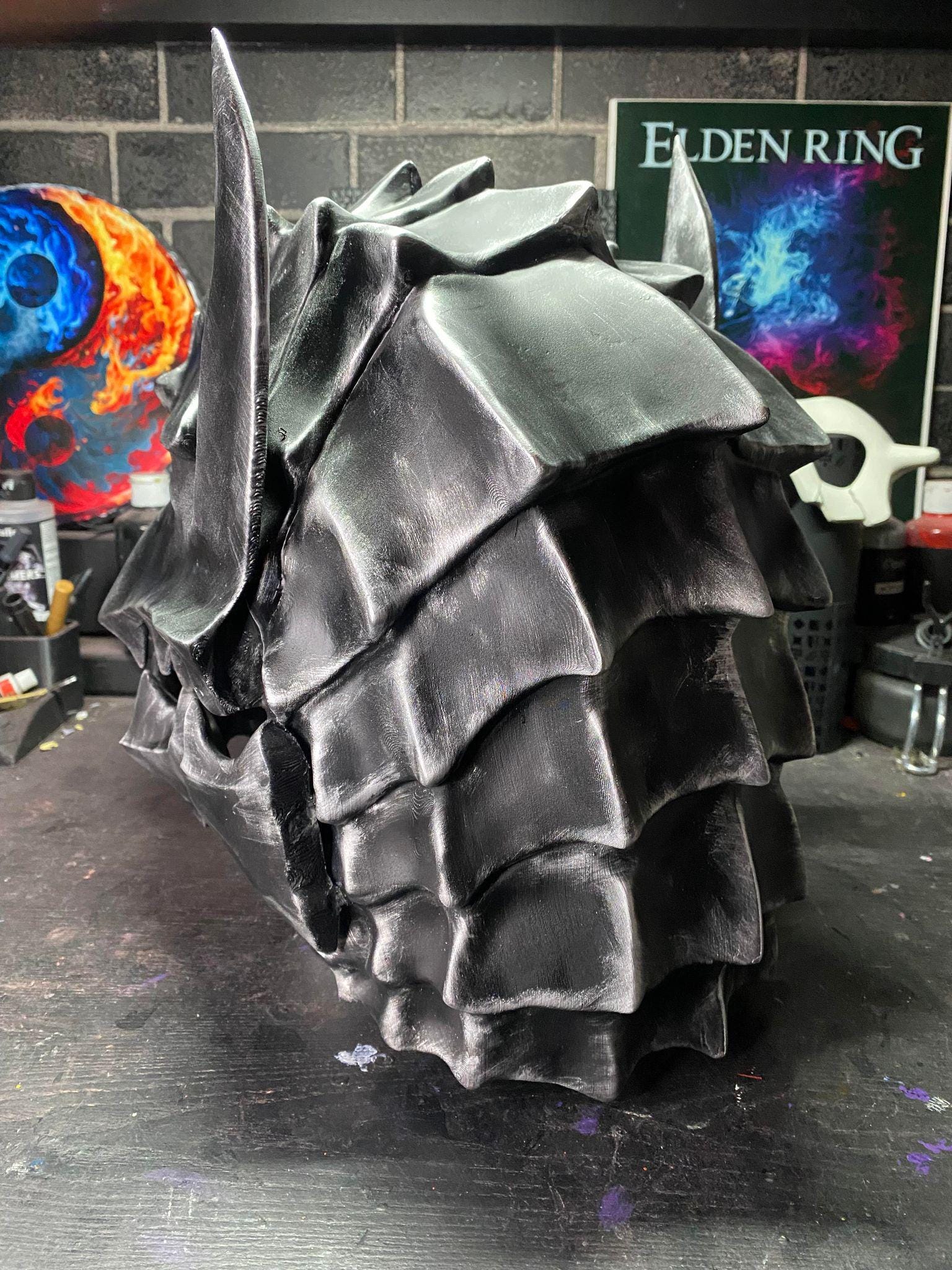 Berserk Guts Helmet - Cosplay - Display
