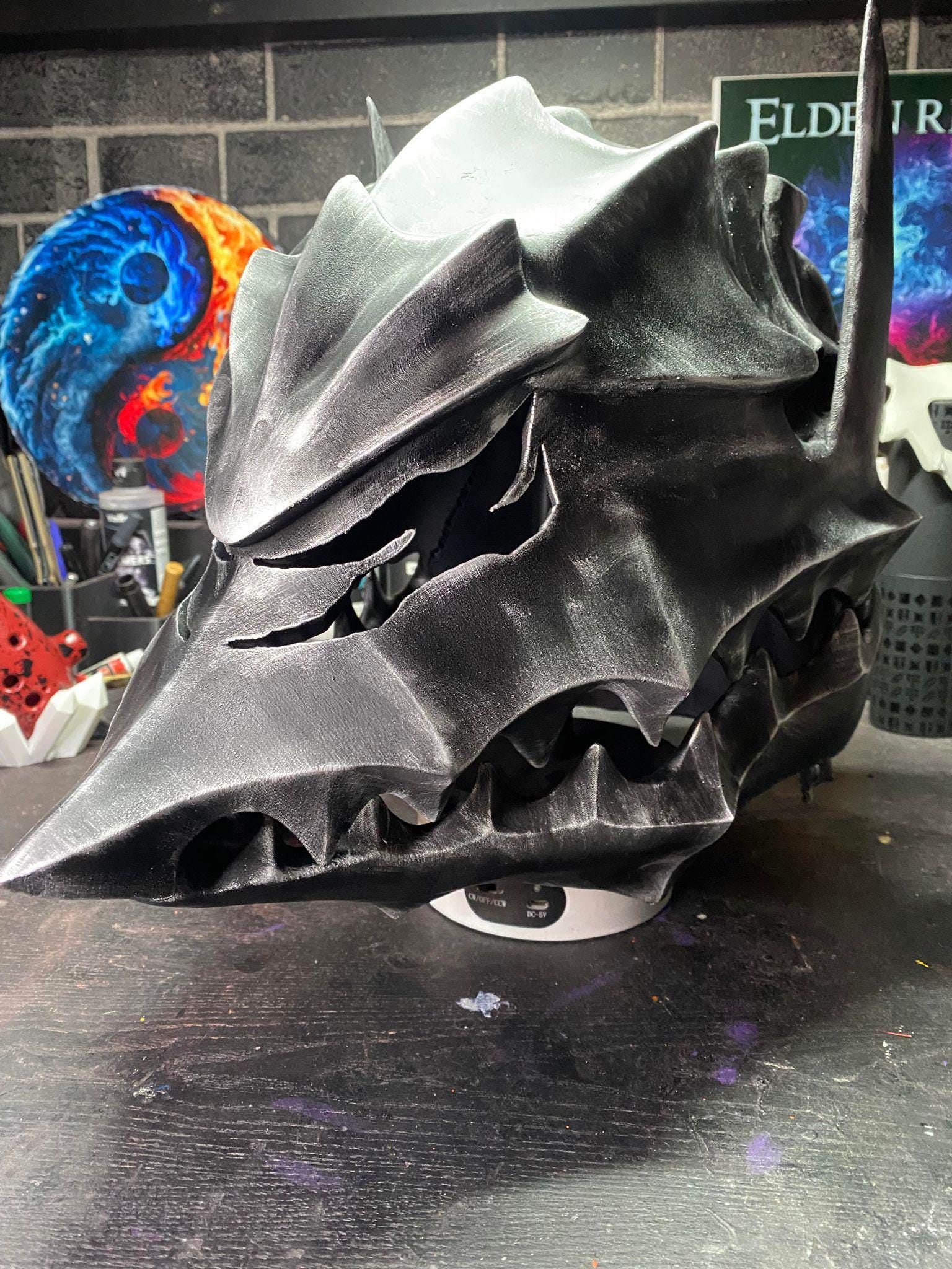 Berserk Guts Helmet - Cosplay - Display