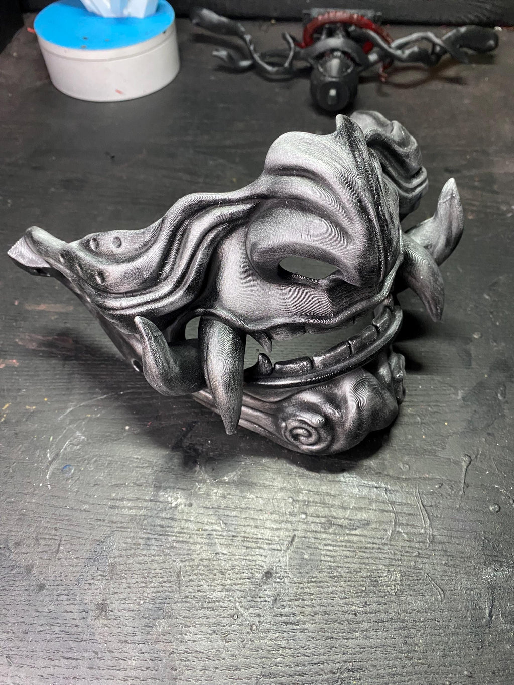 Japanese Oni Half Mask