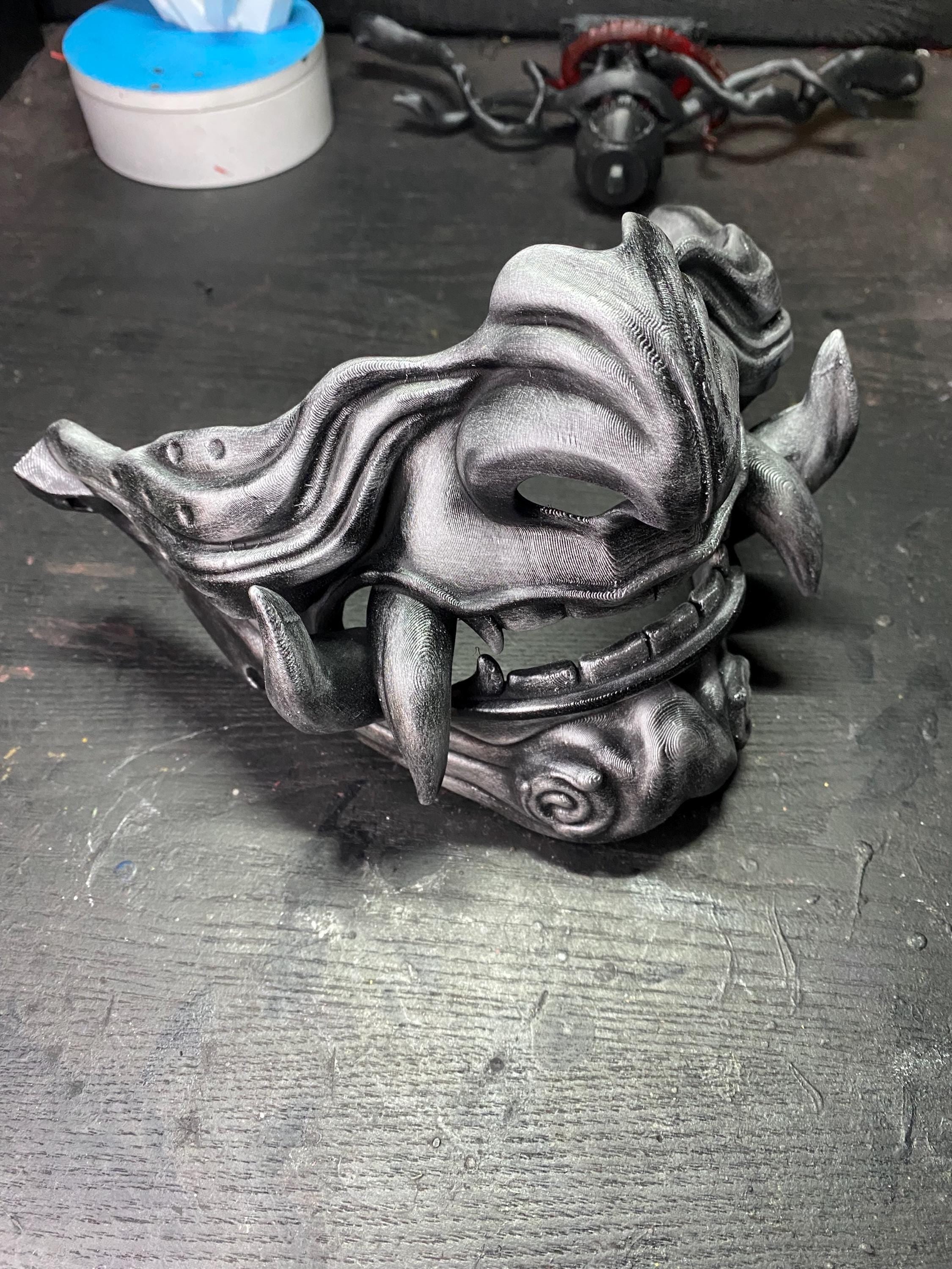 Japanese Oni Half Mask