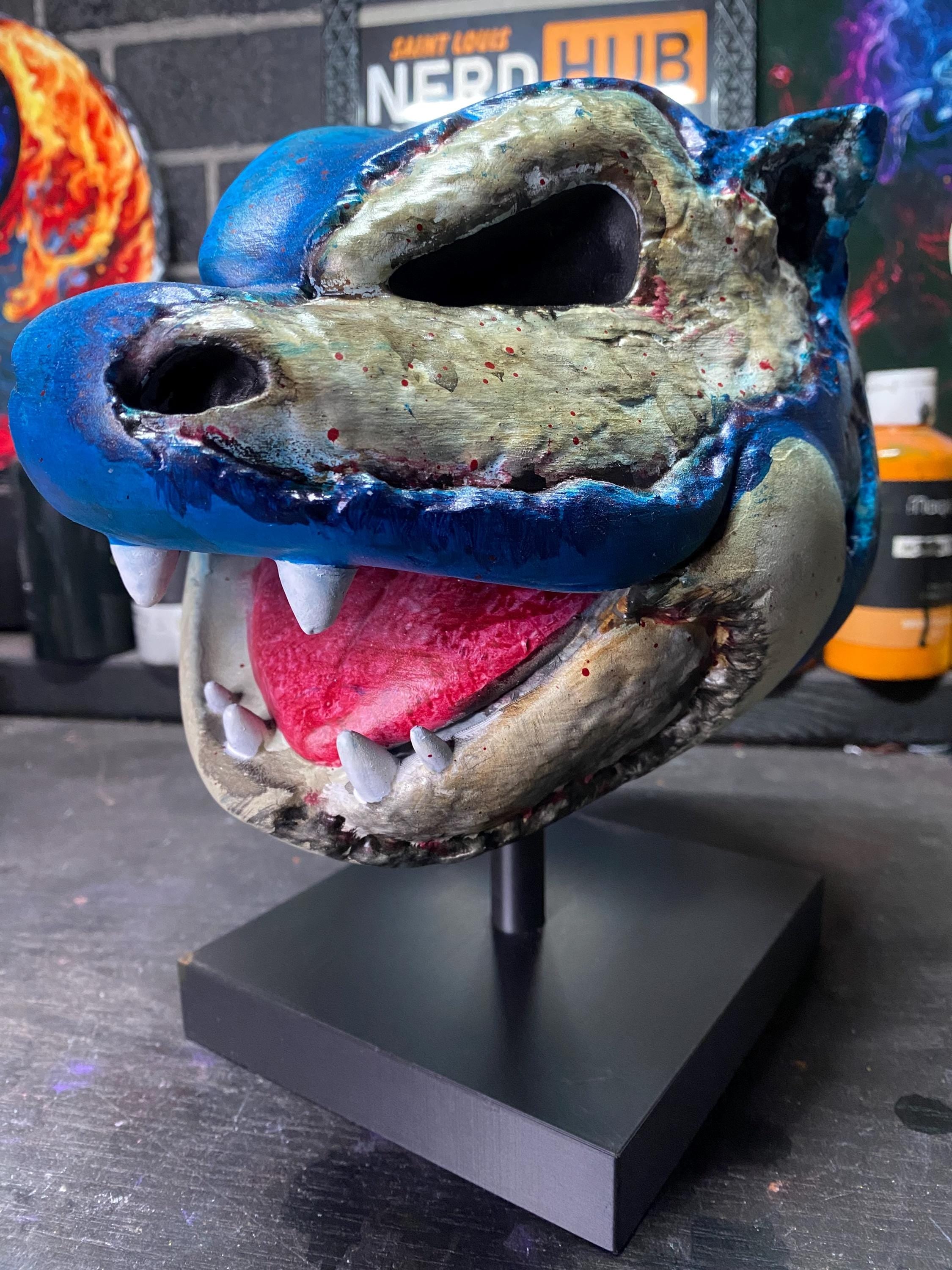 Halloween Blastoise - Slain Pokemon Head Display