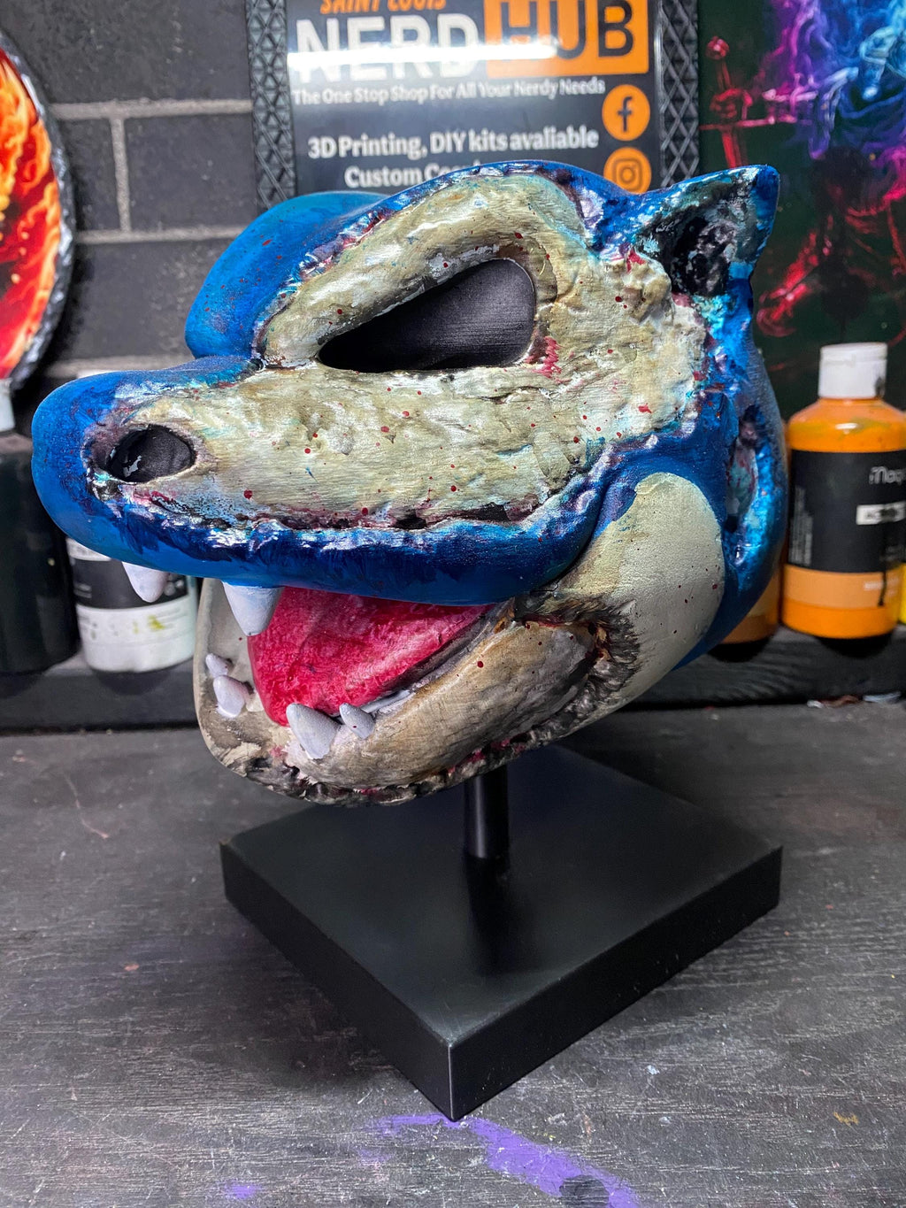 Halloween Blastoise - Slain Pokemon Head Display