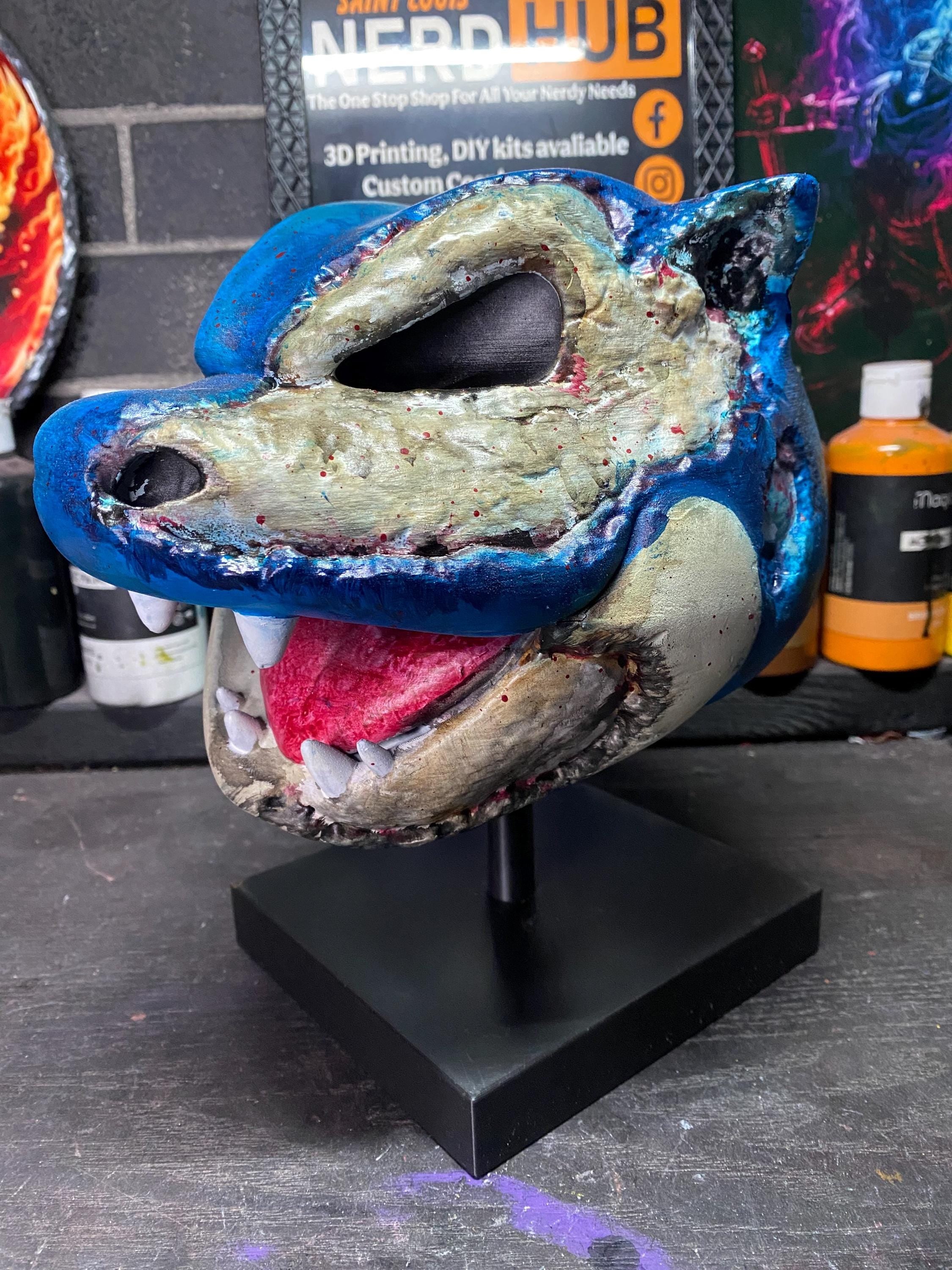 Halloween Blastoise - Slain Pokemon Head Display