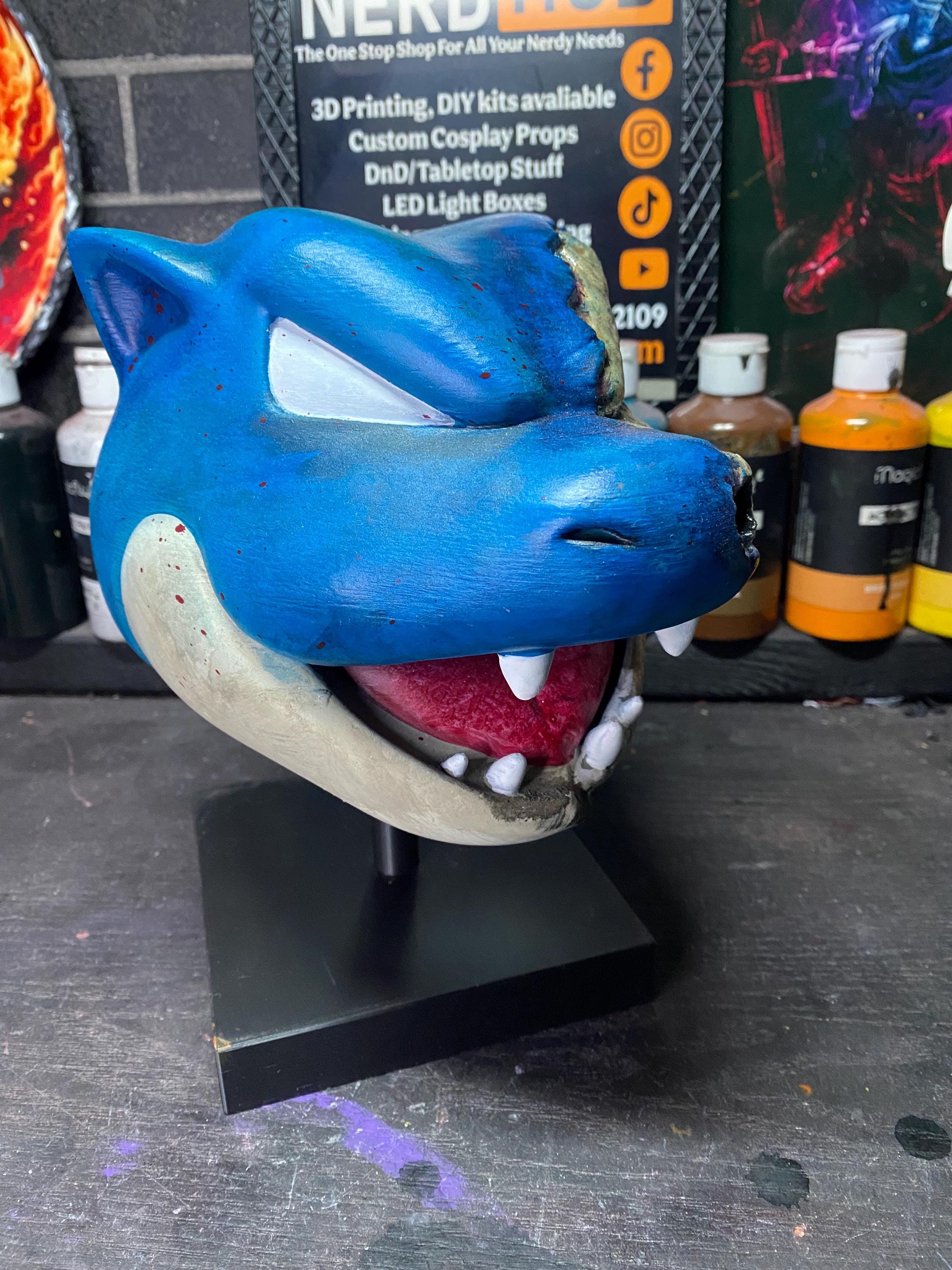 Halloween Blastoise - Slain Pokemon Head Display