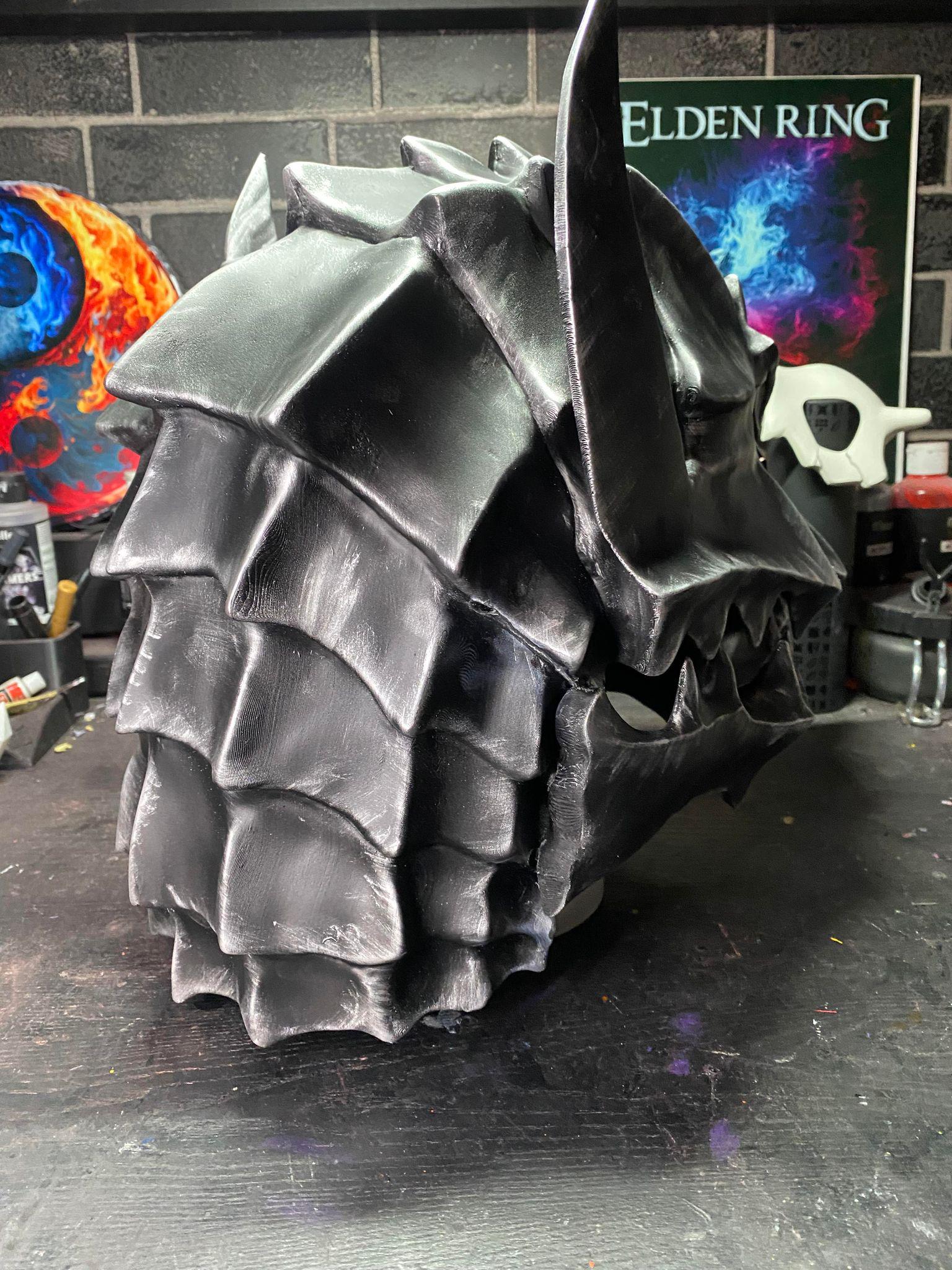 Berserk Guts Helmet - Cosplay - Display