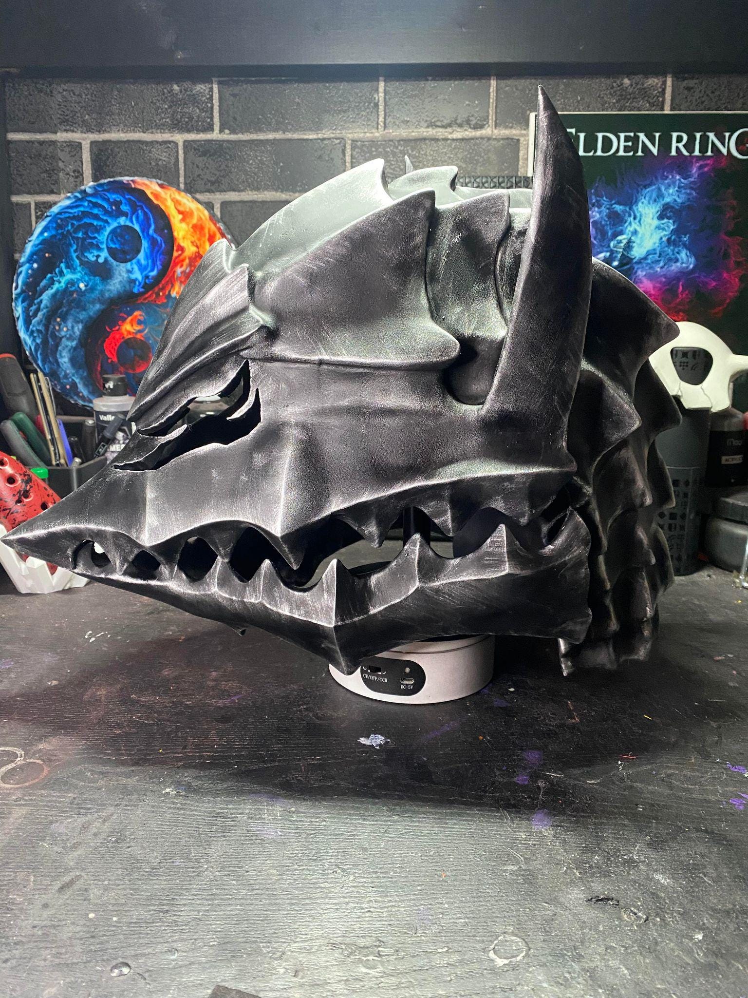 Berserk Guts Helmet - Cosplay - Display