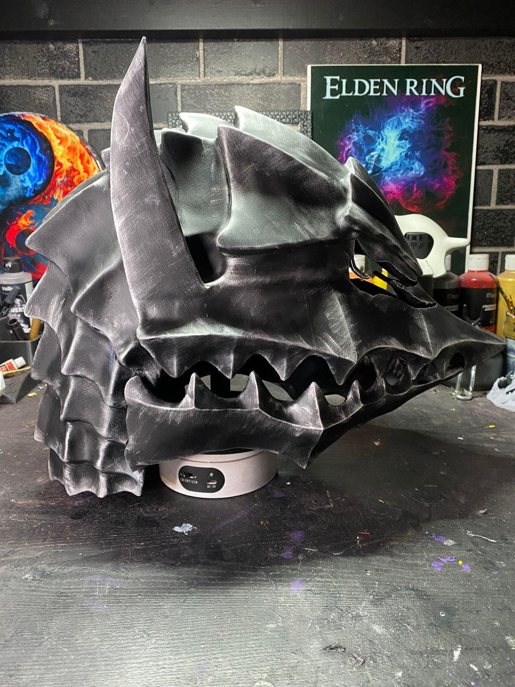 Berserk Guts Helmet - Cosplay - Display