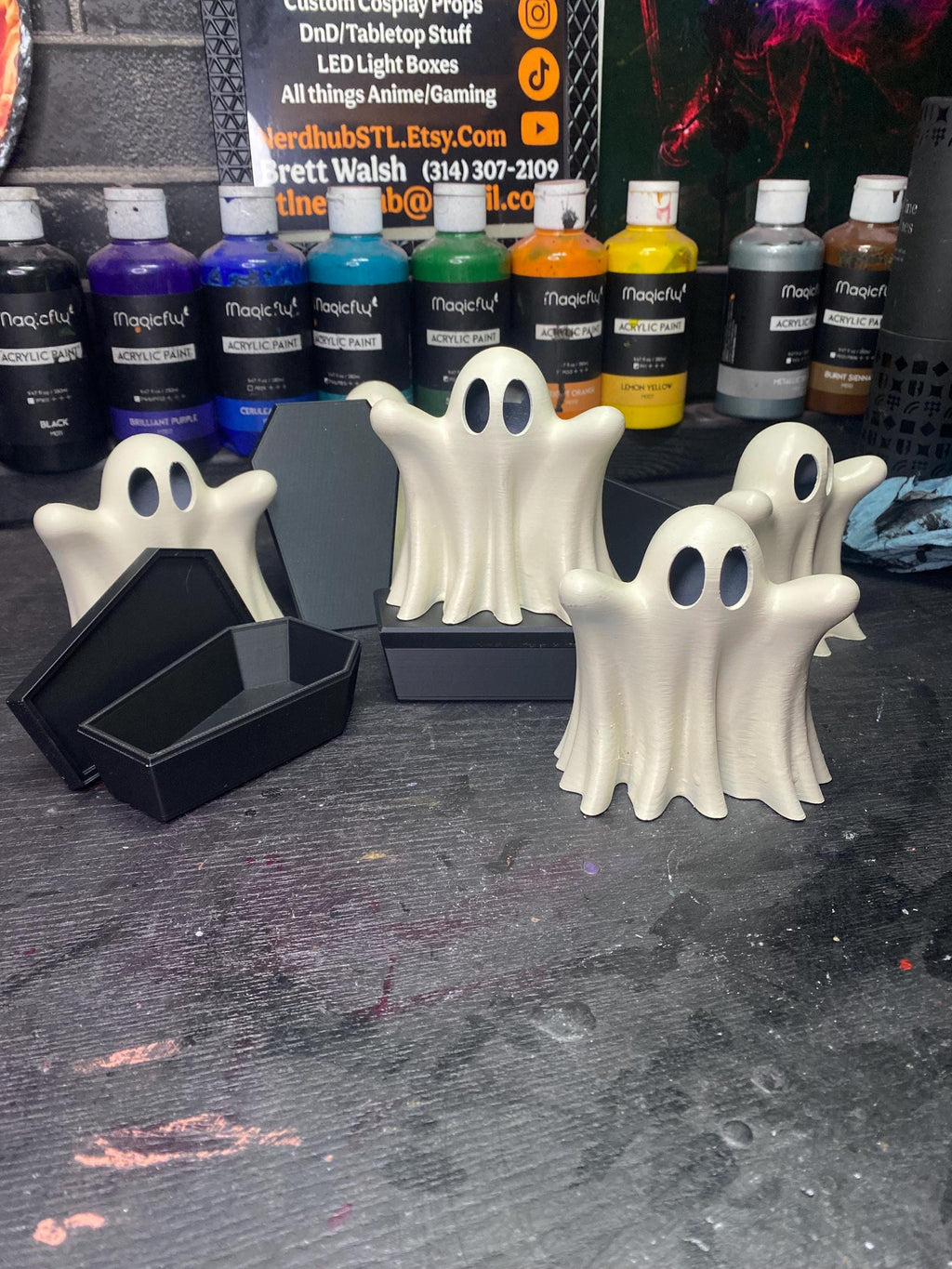 Sheet Ghost Tea Light Holder - Halloween Decor