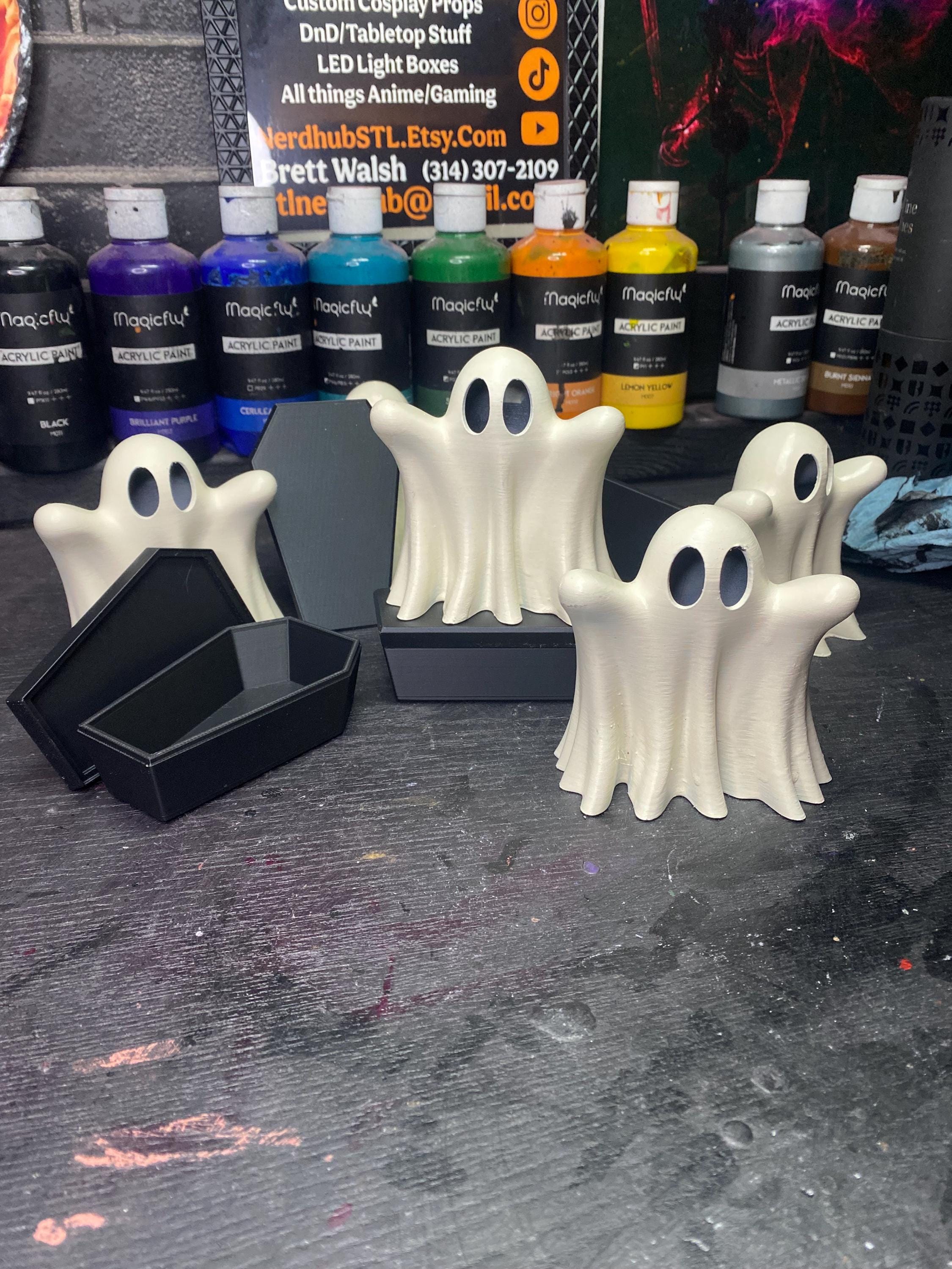Sheet Ghost Tea Light Holder - Halloween Decor