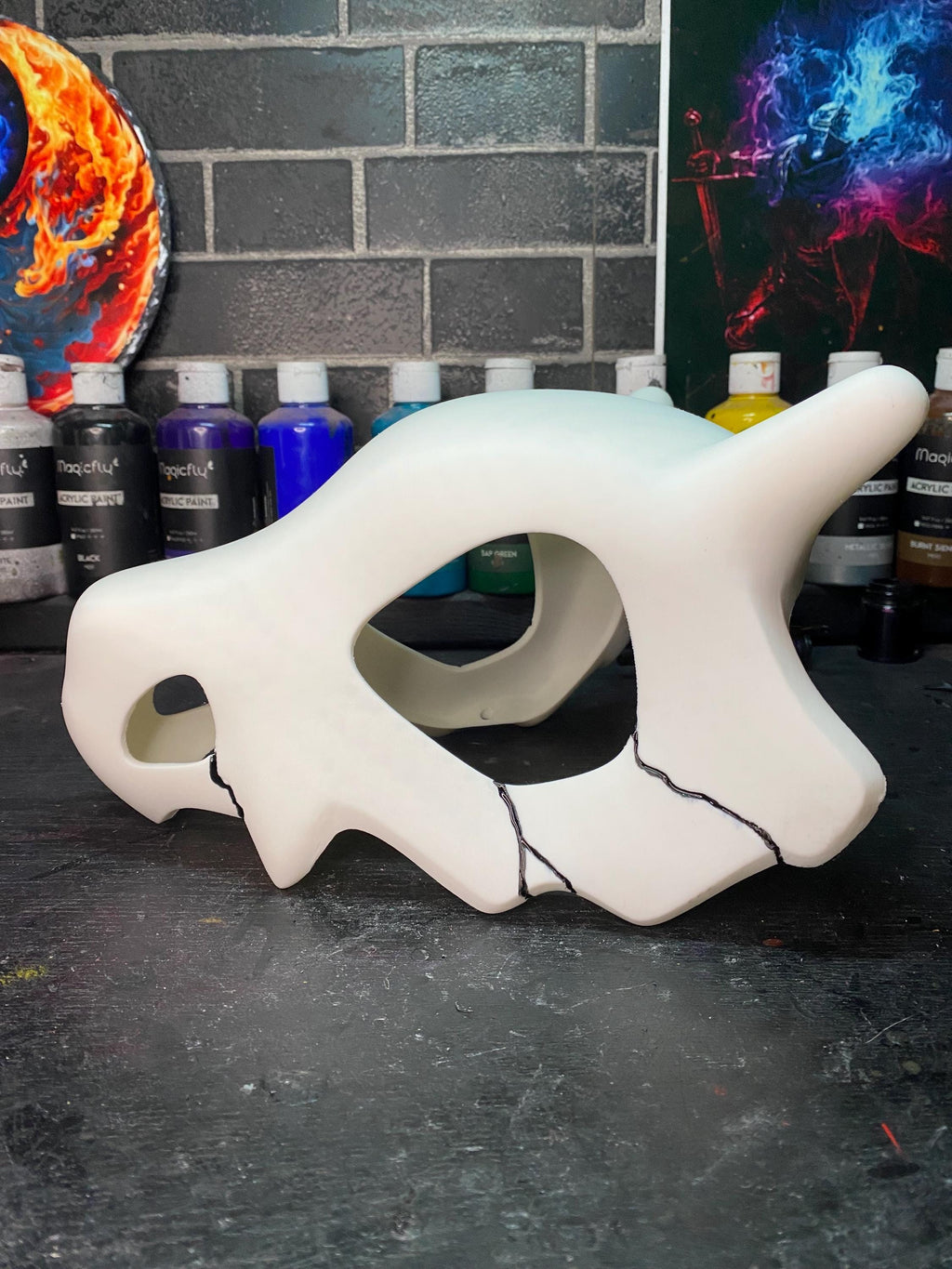 Life sized cubone skull