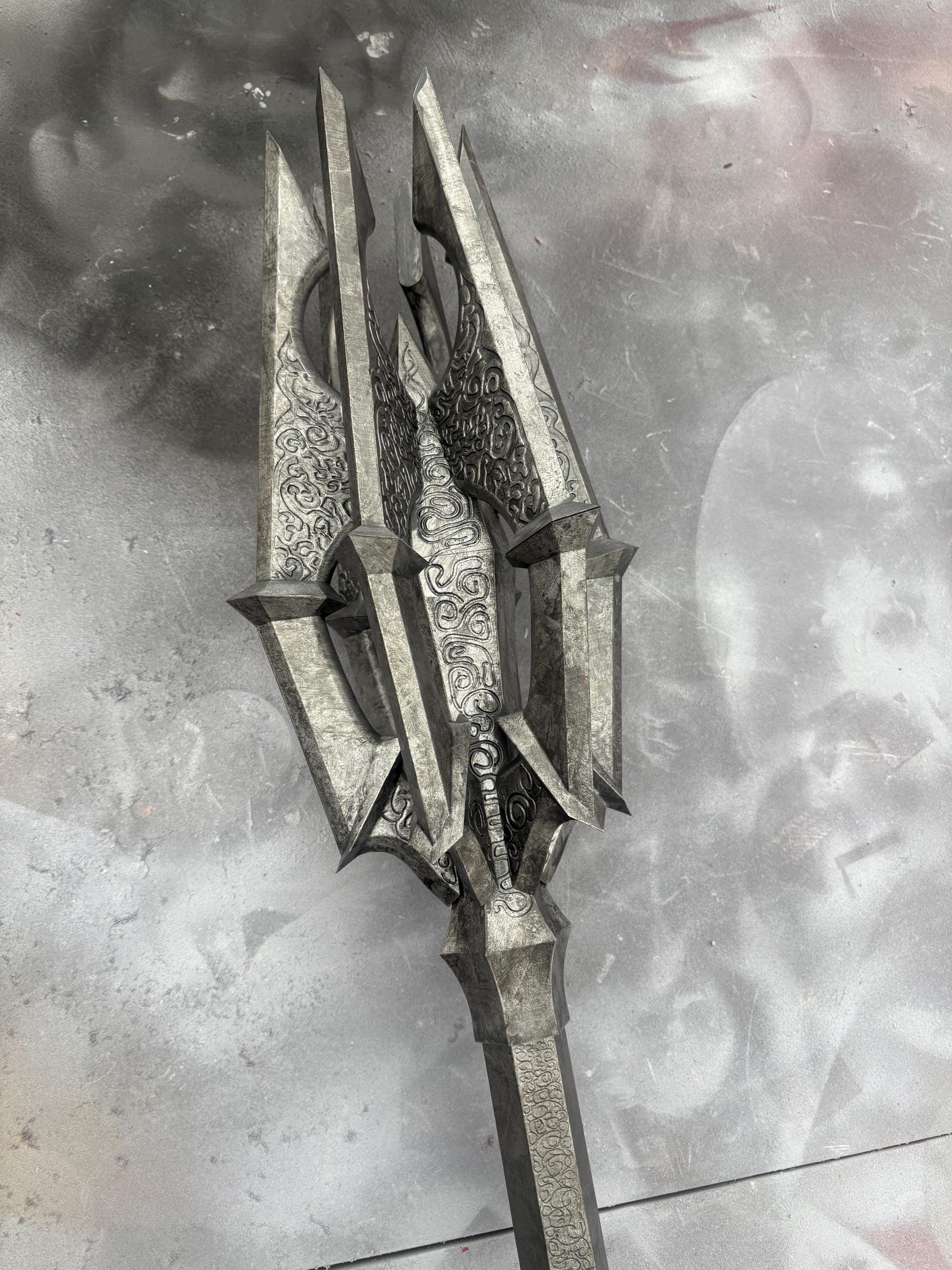 Sauron’s Mace Cosplay Prop - Display Piece - with wall mount