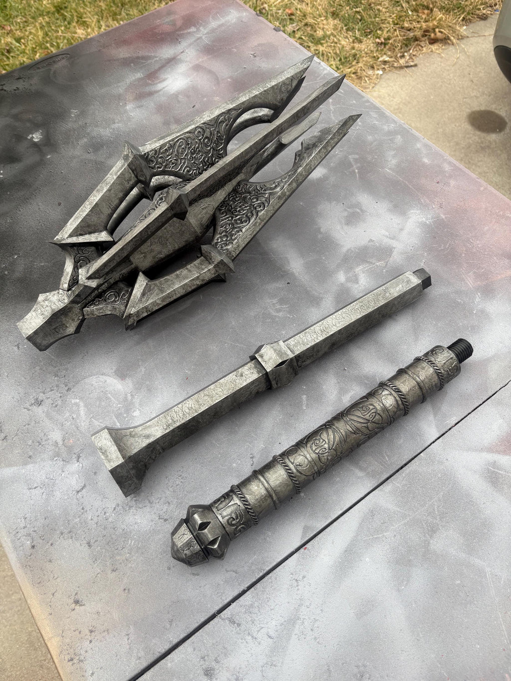 Sauron’s Mace Cosplay Prop - Display Piece - with wall mount