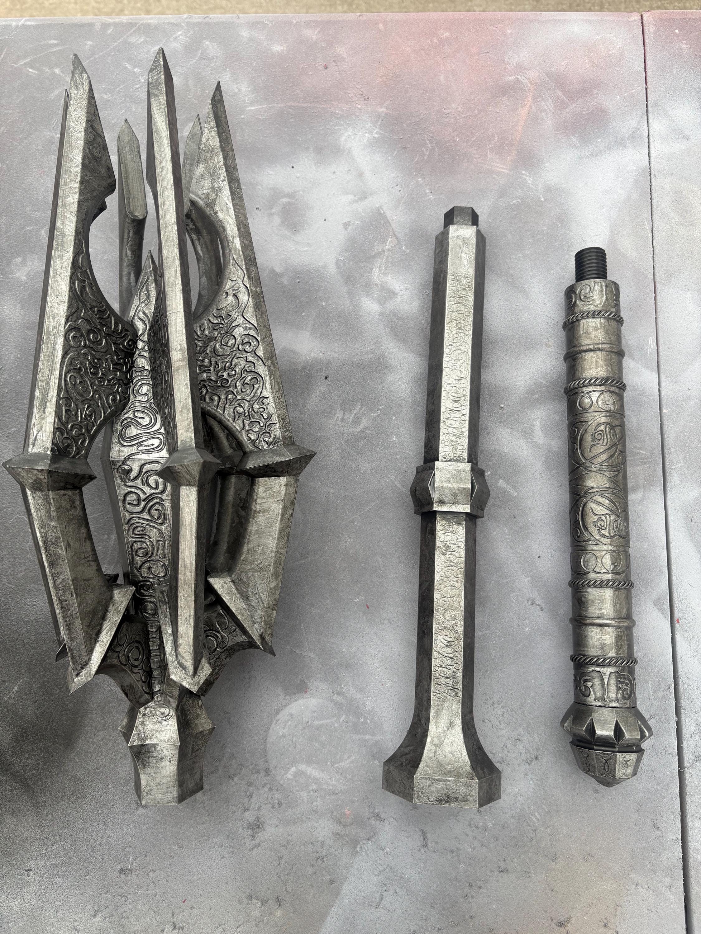 Sauron’s Mace Cosplay Prop - Display Piece - with wall mount
