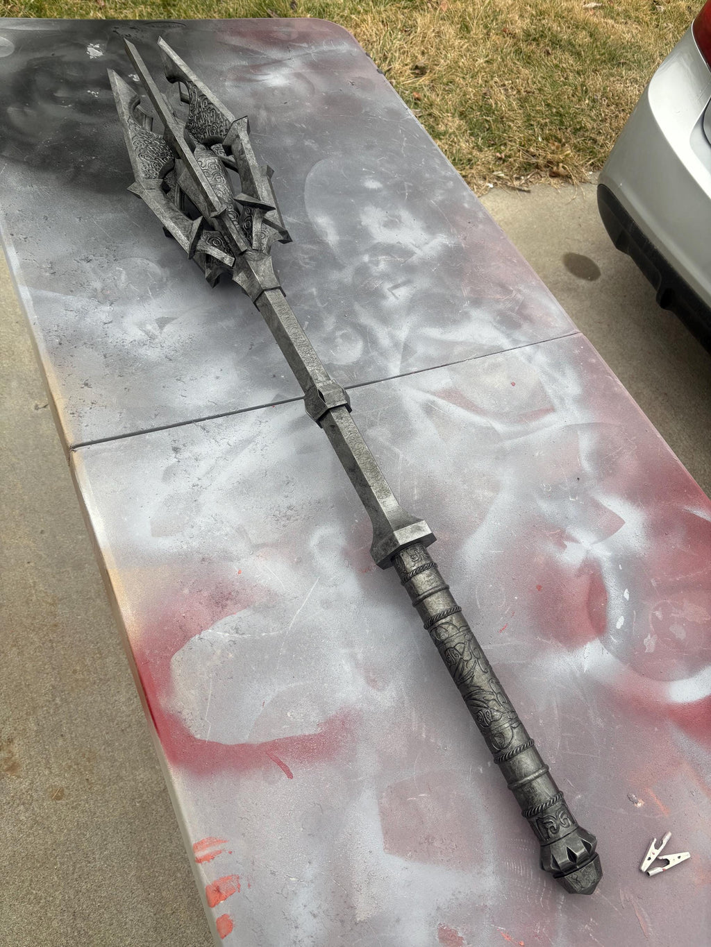 Sauron’s Mace Cosplay Prop - Display Piece - with wall mount