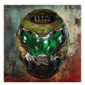 Doom Guy Helmet - Cosplay Helmet - Display Piece