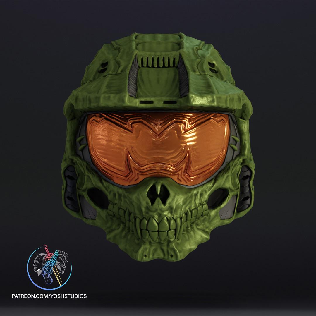 Master Chief Skull Helmet - Cosplay Helmet - Halo