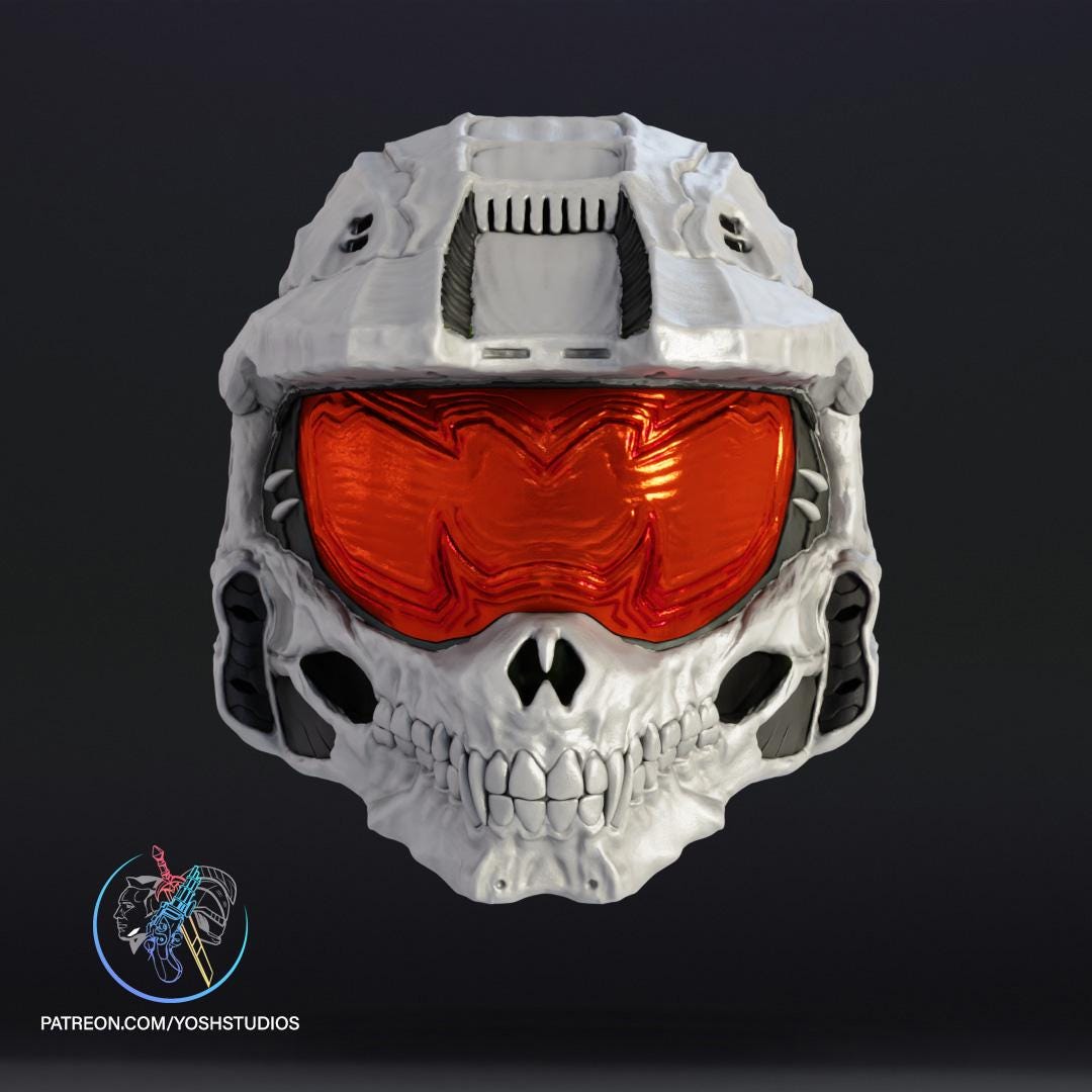 Master Chief Skull Helmet - Cosplay Helmet - Halo