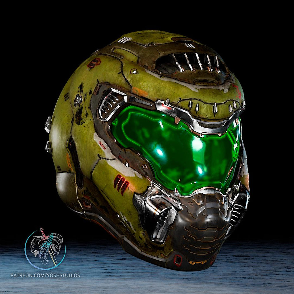 Doom Guy Helmet - Cosplay Helmet - Display Piece