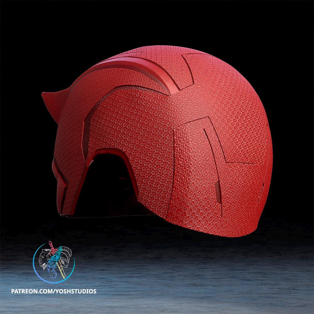 Daredevil Born Again Helmet - Wearable Cosplay - Display Piece