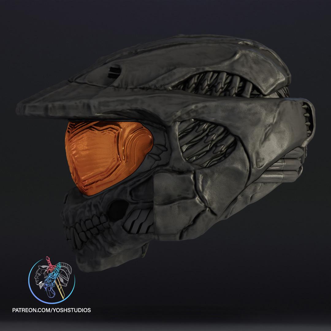 Master Chief Skull Helmet - Cosplay Helmet - Halo