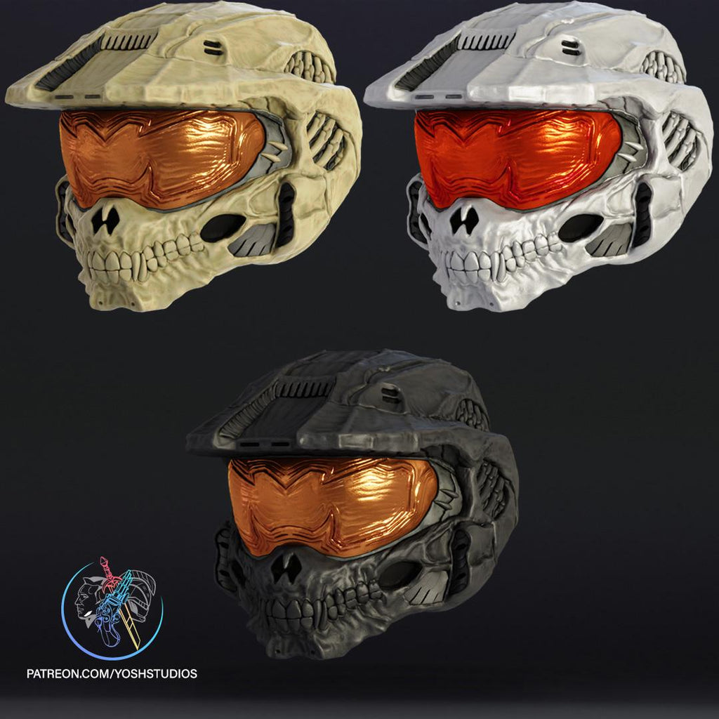 Master Chief Skull Helmet - Cosplay Helmet - Halo