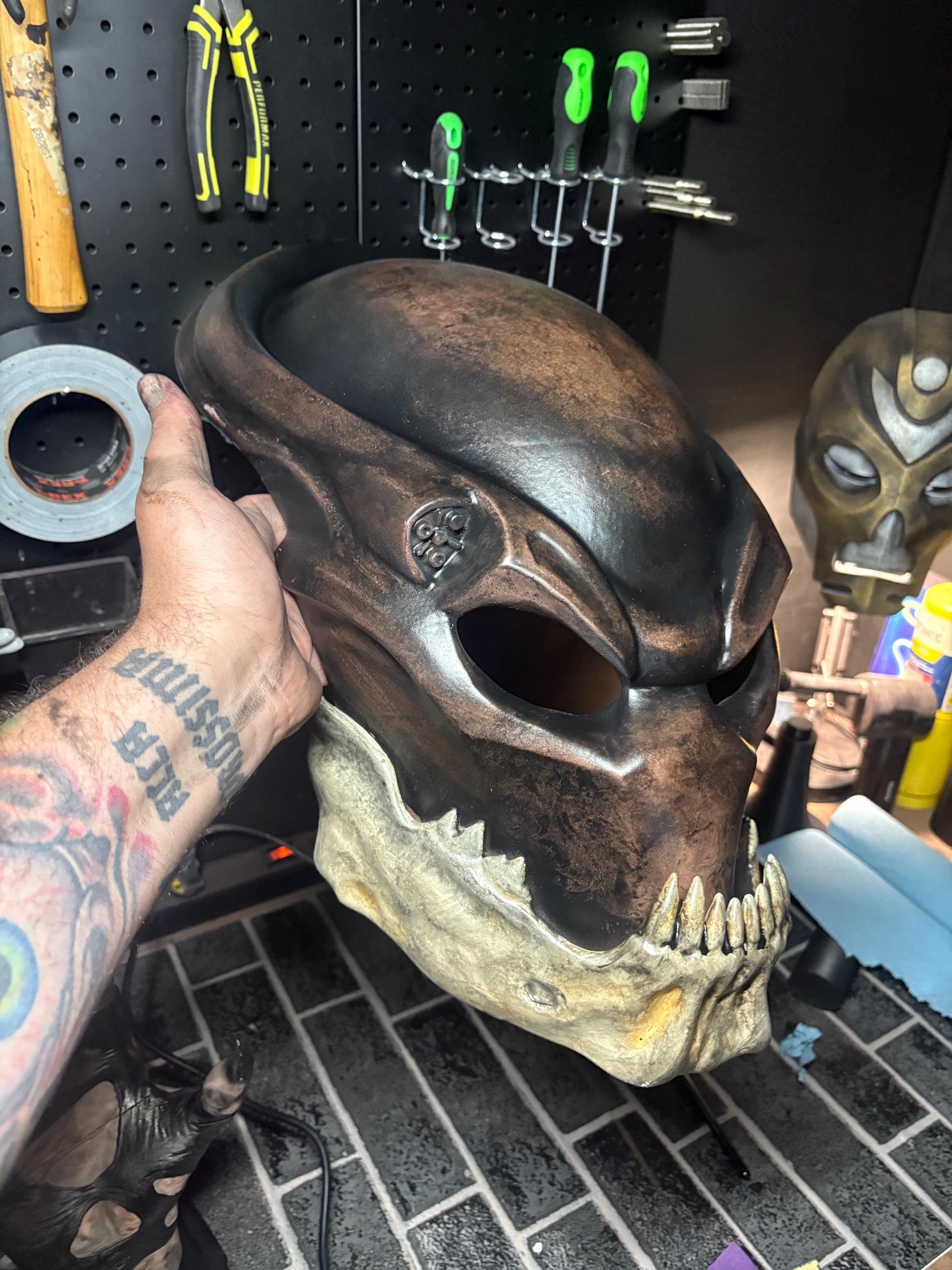 Predator Mask Display Piece with stand