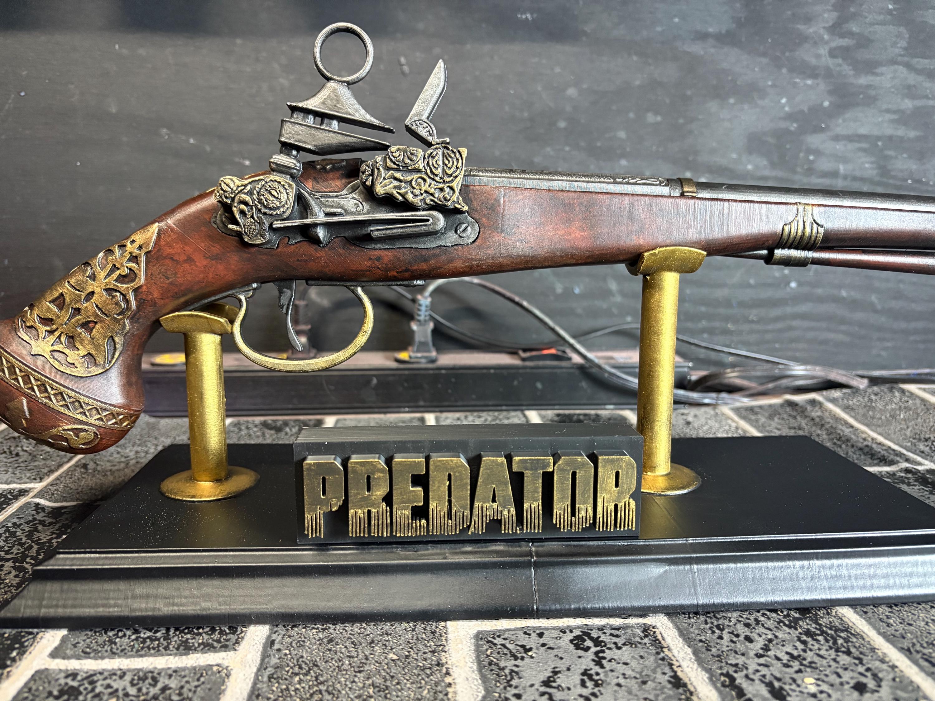 Flintlock Pistol Prop / Predator / display piece