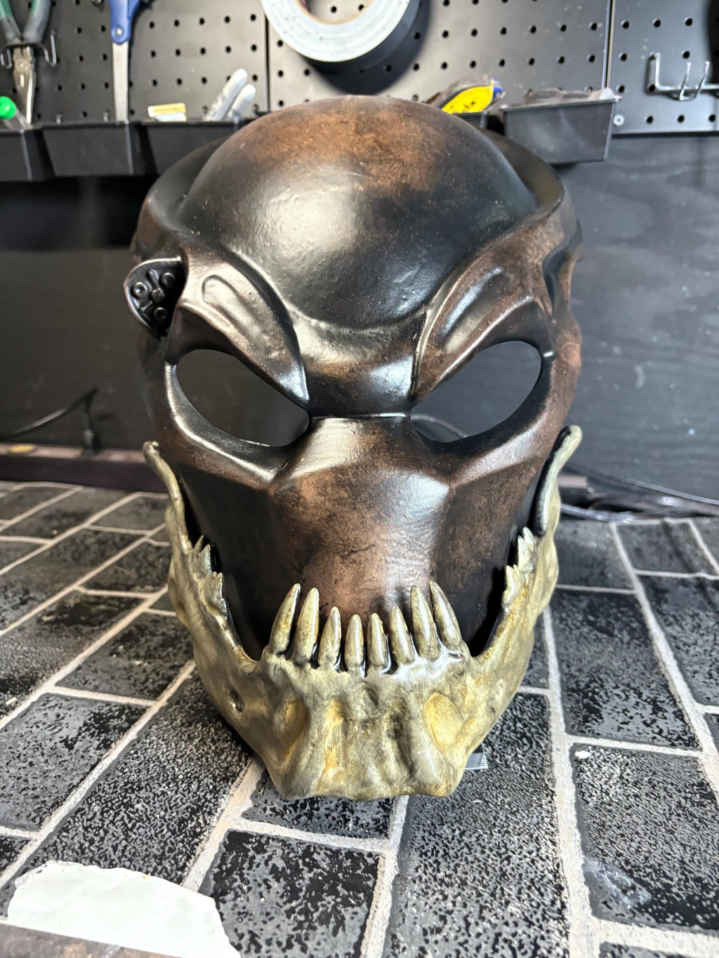 Predator Mask Display Piece with stand