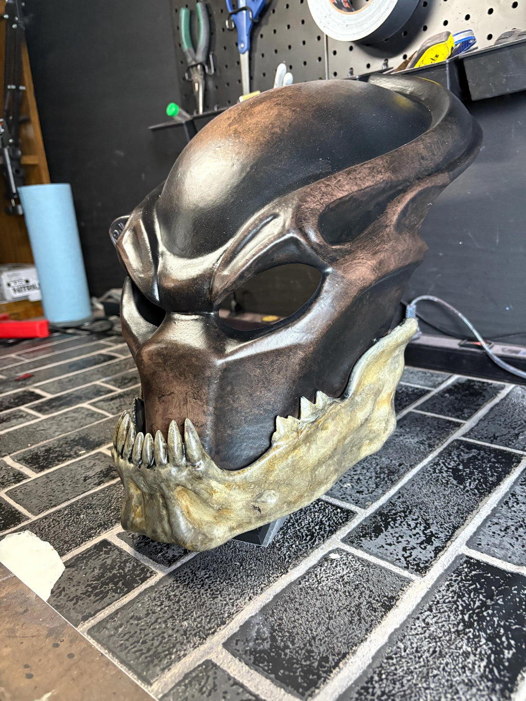 Predator Mask Display Piece with stand