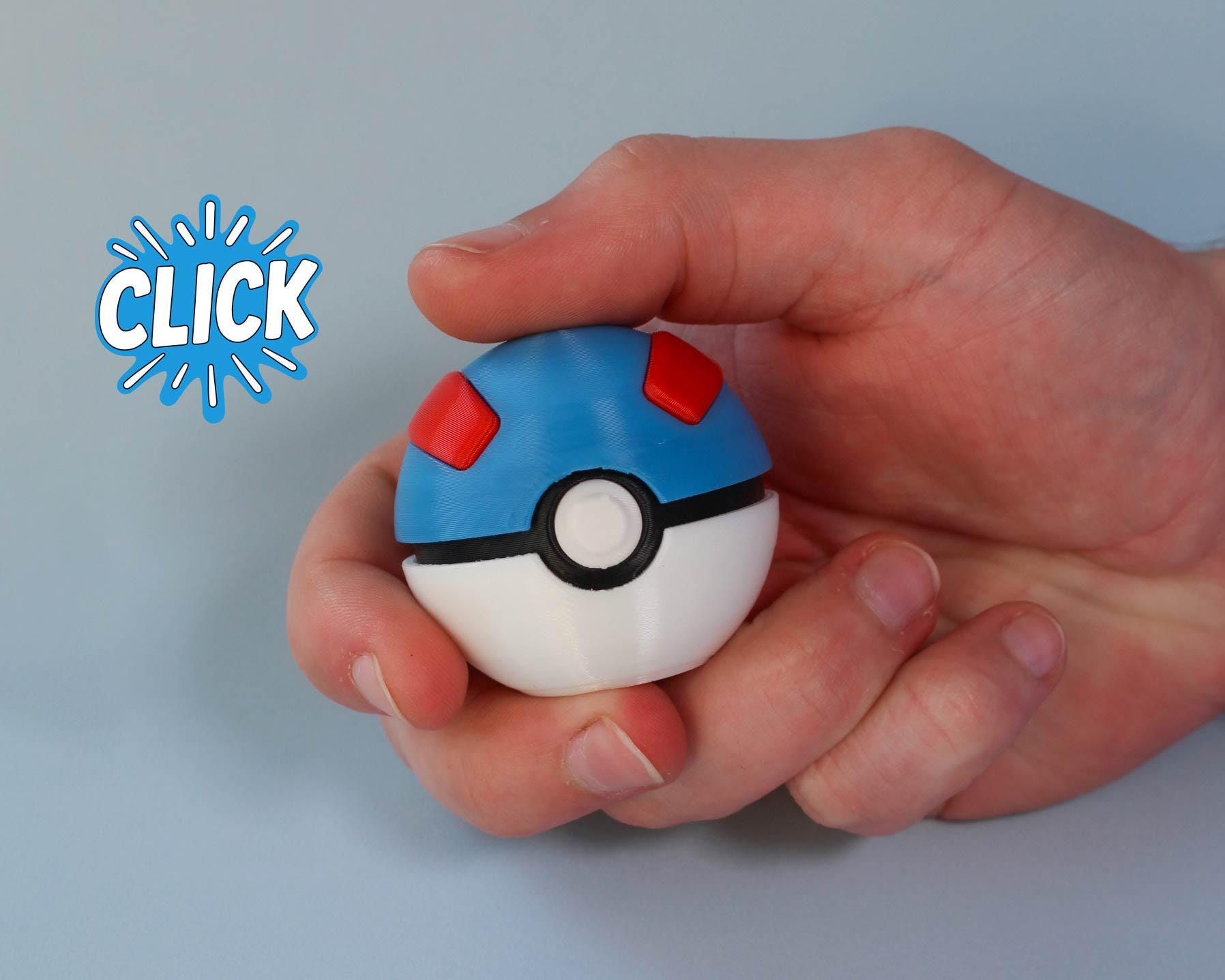 Greatball Pokéball Clicker – Satisfying Clicky Fidget Toy | Mechanical Switch Stress Relief