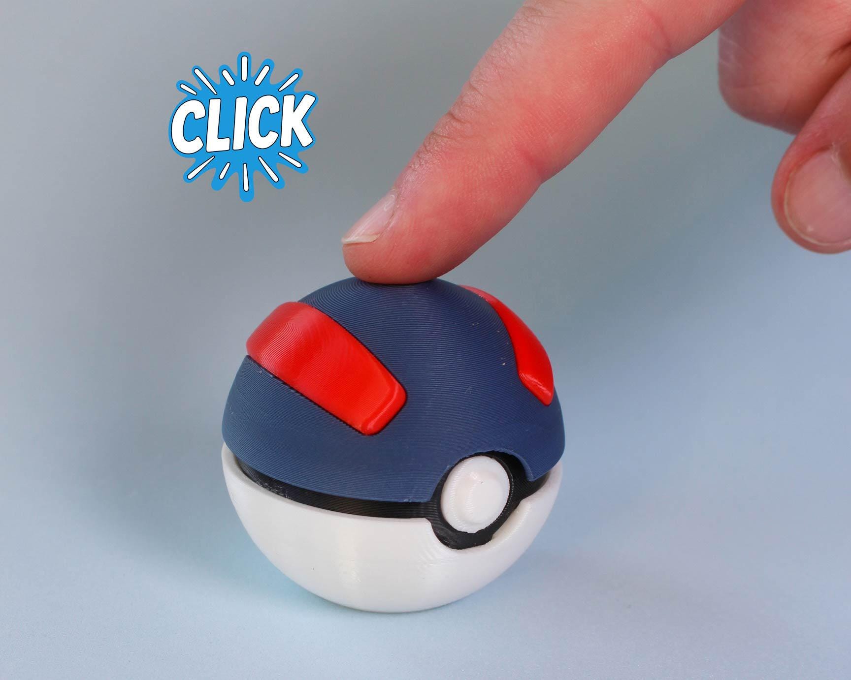 Greatball Pokéball Clicker – Satisfying Clicky Fidget Toy | Mechanical Switch Stress Relief