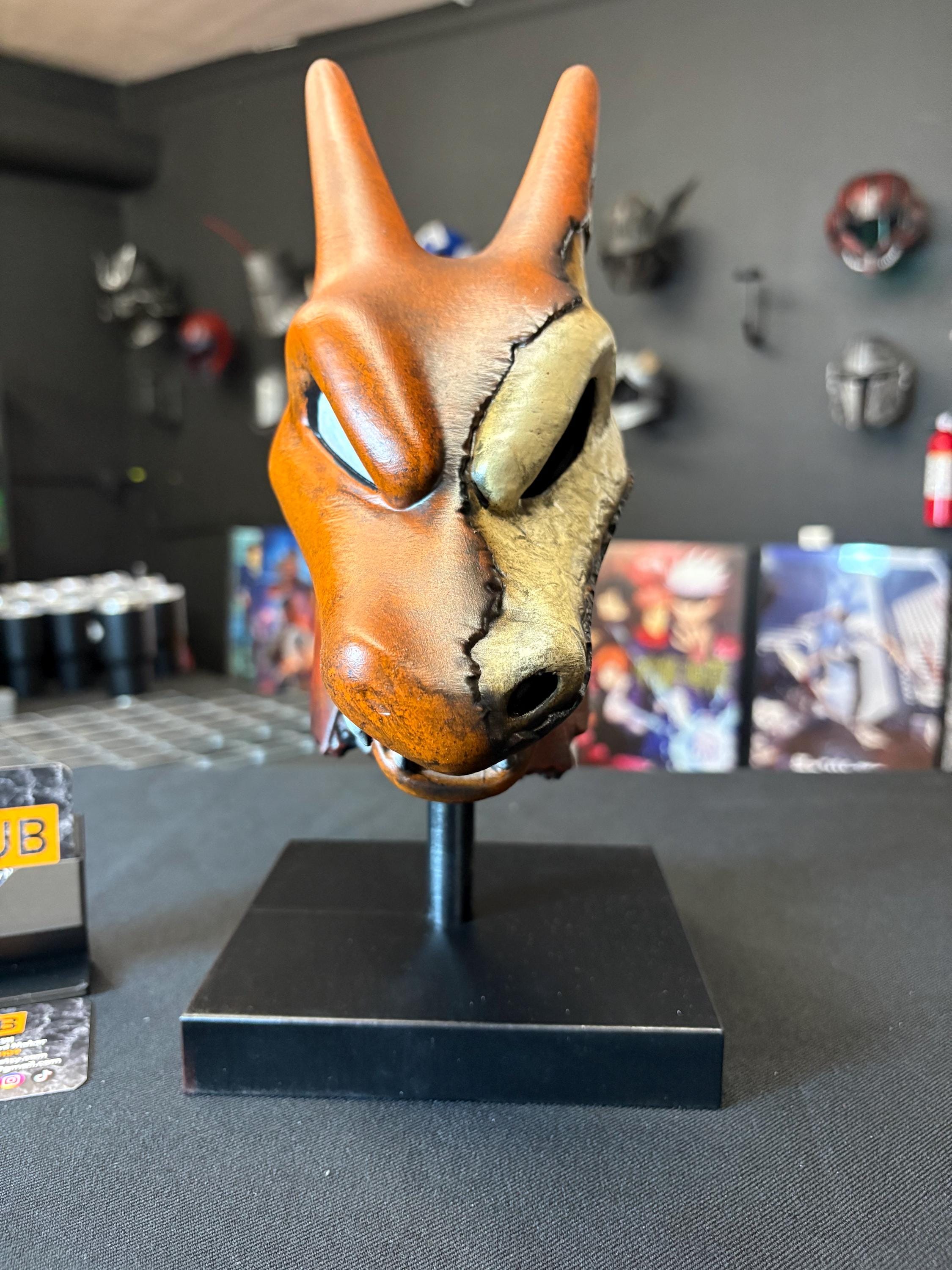 Slain Charizard Head Display
