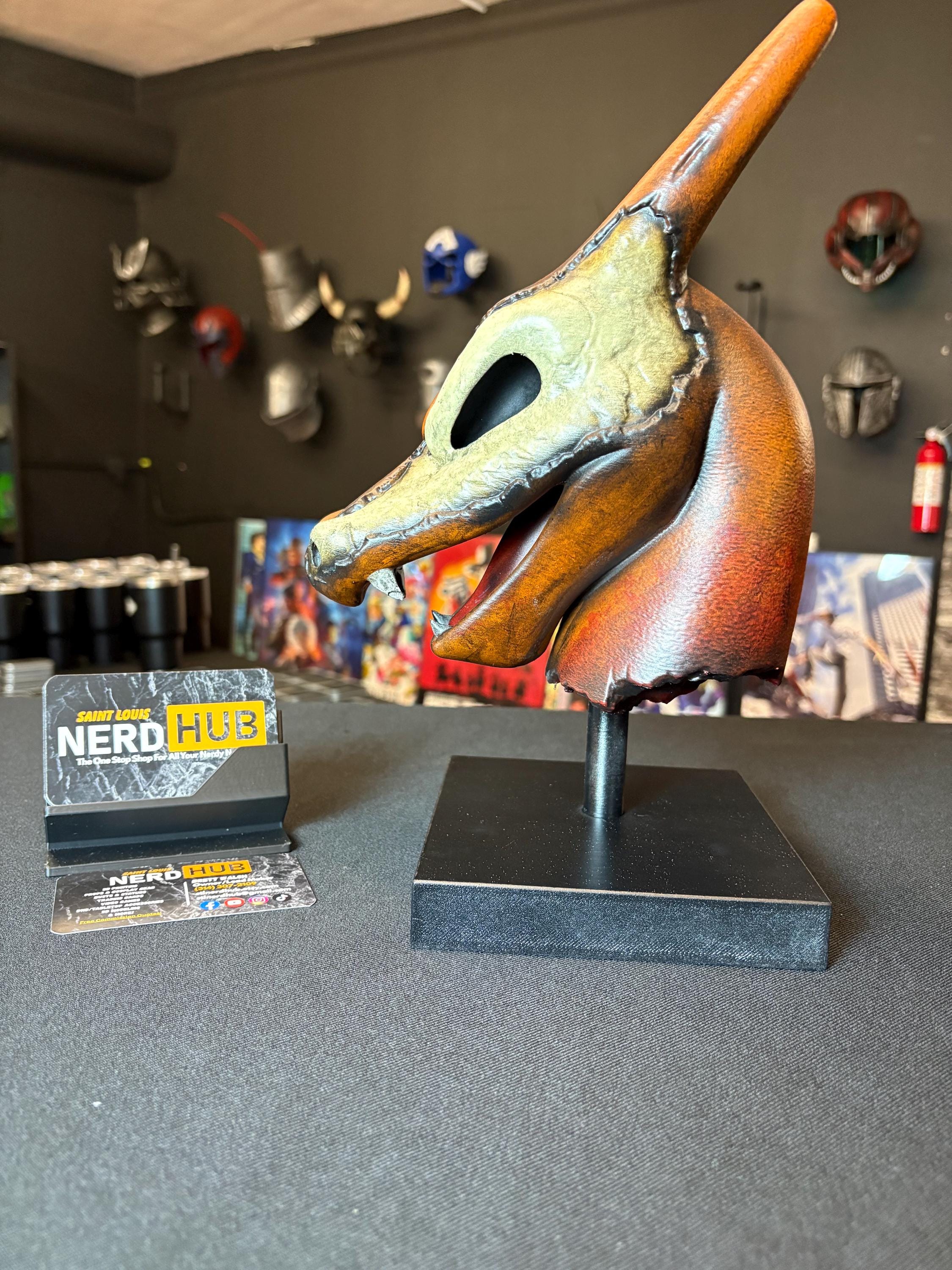 Slain Charizard Head Display