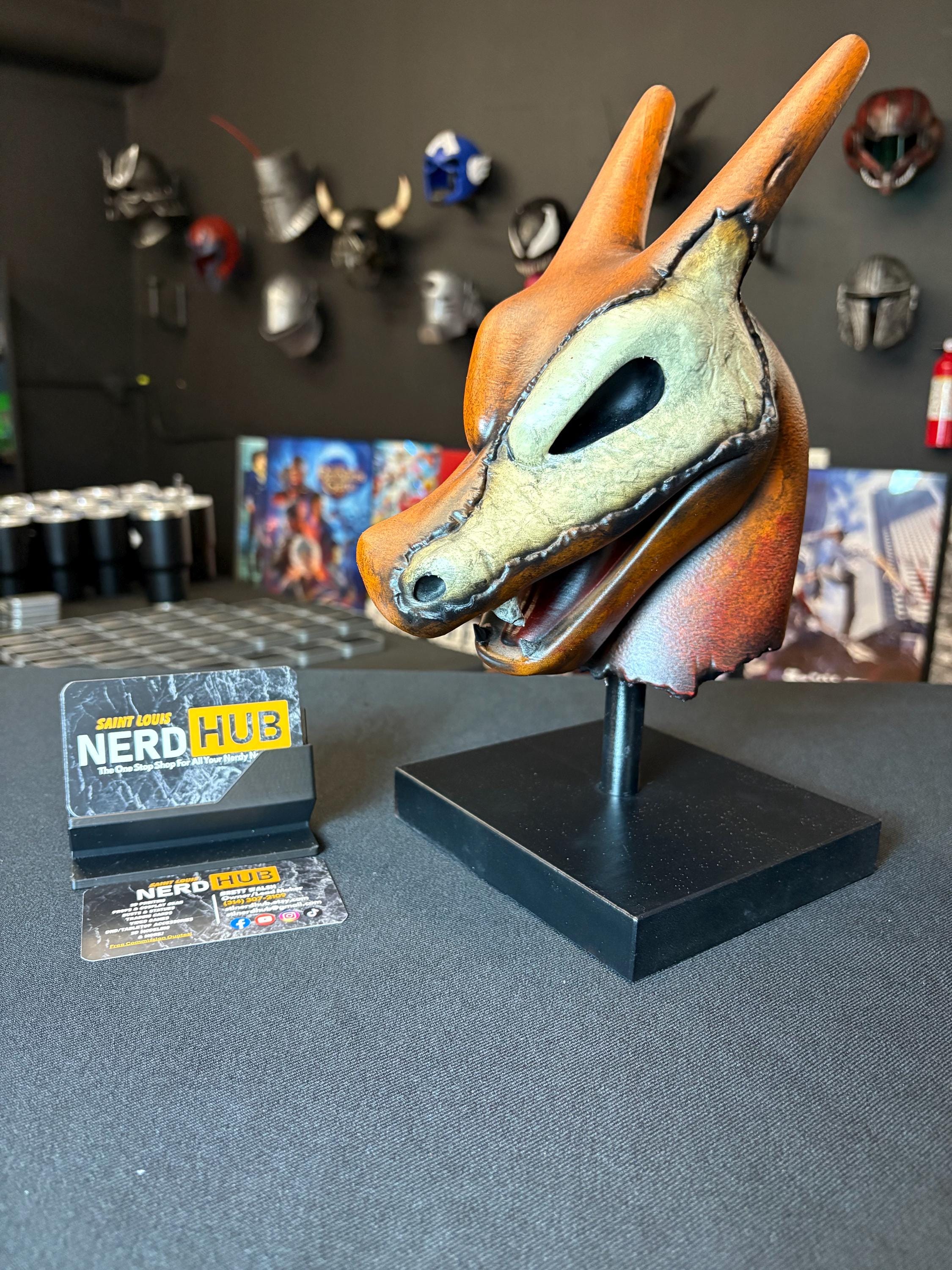 Slain Charizard Head Display