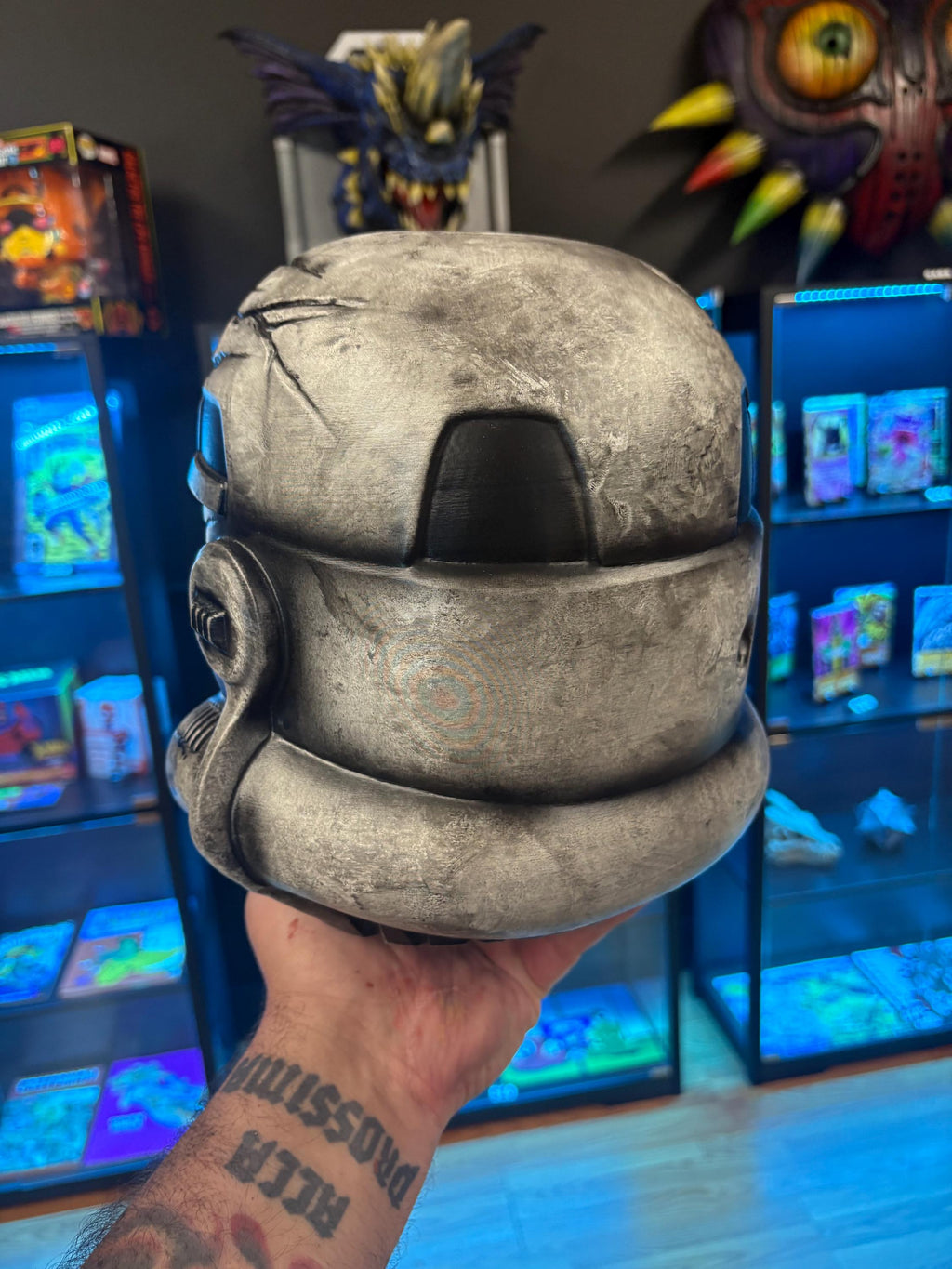 Dead Stormtrooper Head Display