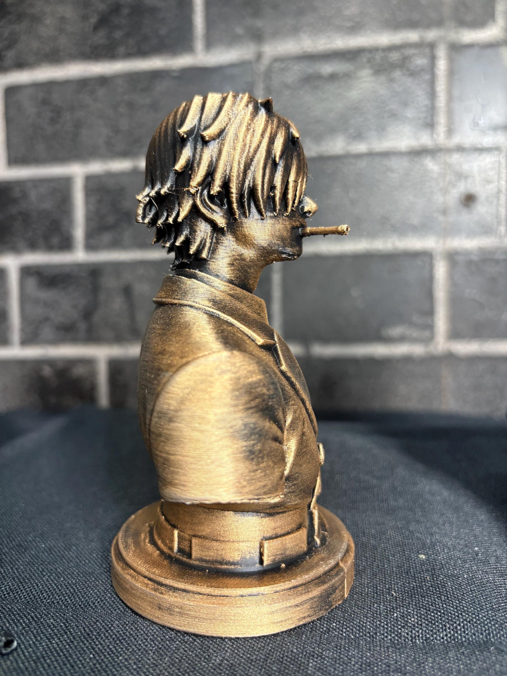 Sanji Bust | One Piece Inspired Collectible | 6” Anime Statue | Gold or Silver Finish