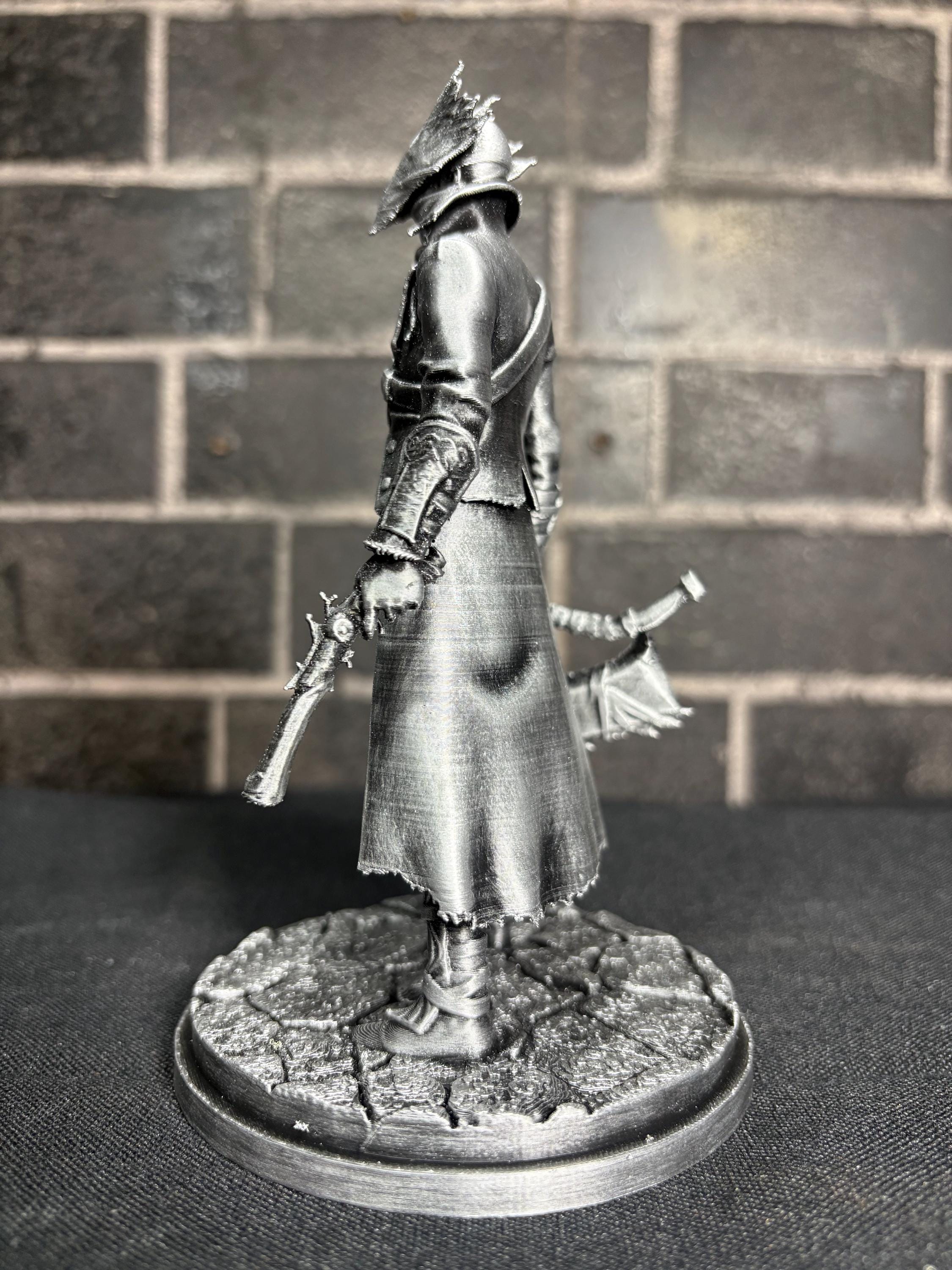 The Hunter | Bloodborne Inspired Hand-Painted Display Figure | Gothic Fantasy Collectible | Gamer Gift