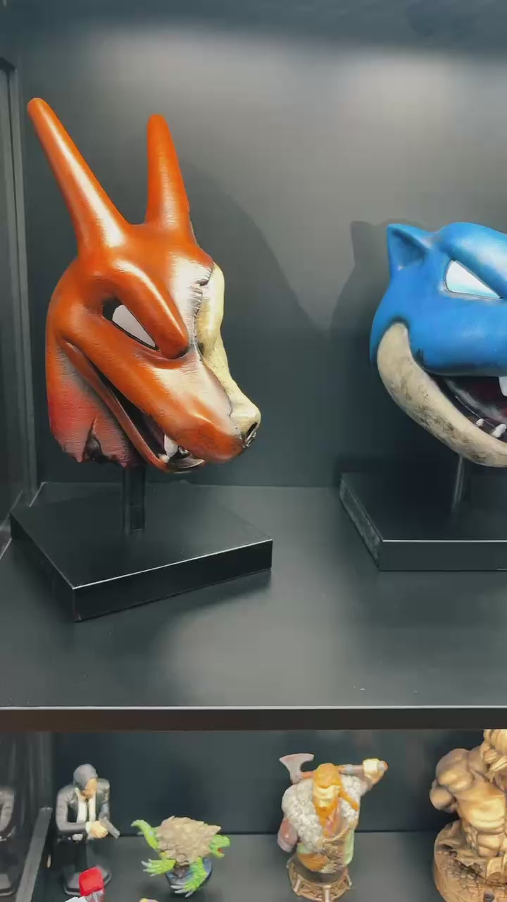 Slain Charizard Head Display