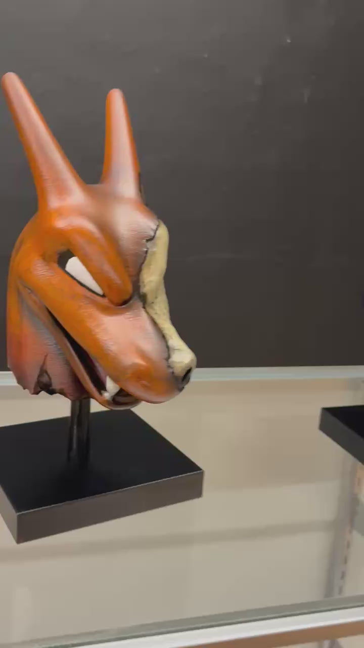 Slain Charizard Head Display